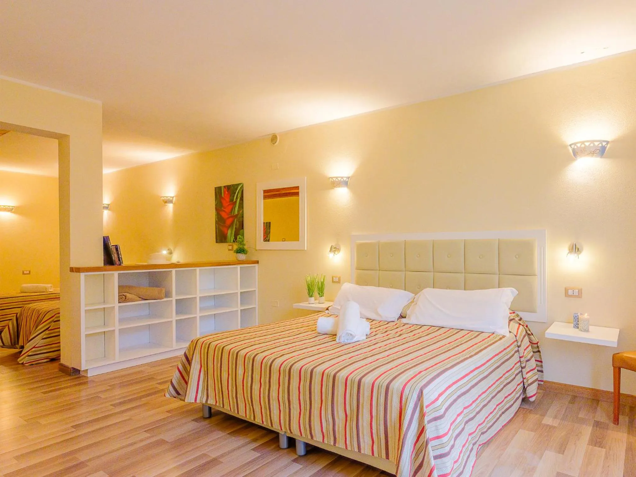 Bed in Villa Barbarina Nature Resort