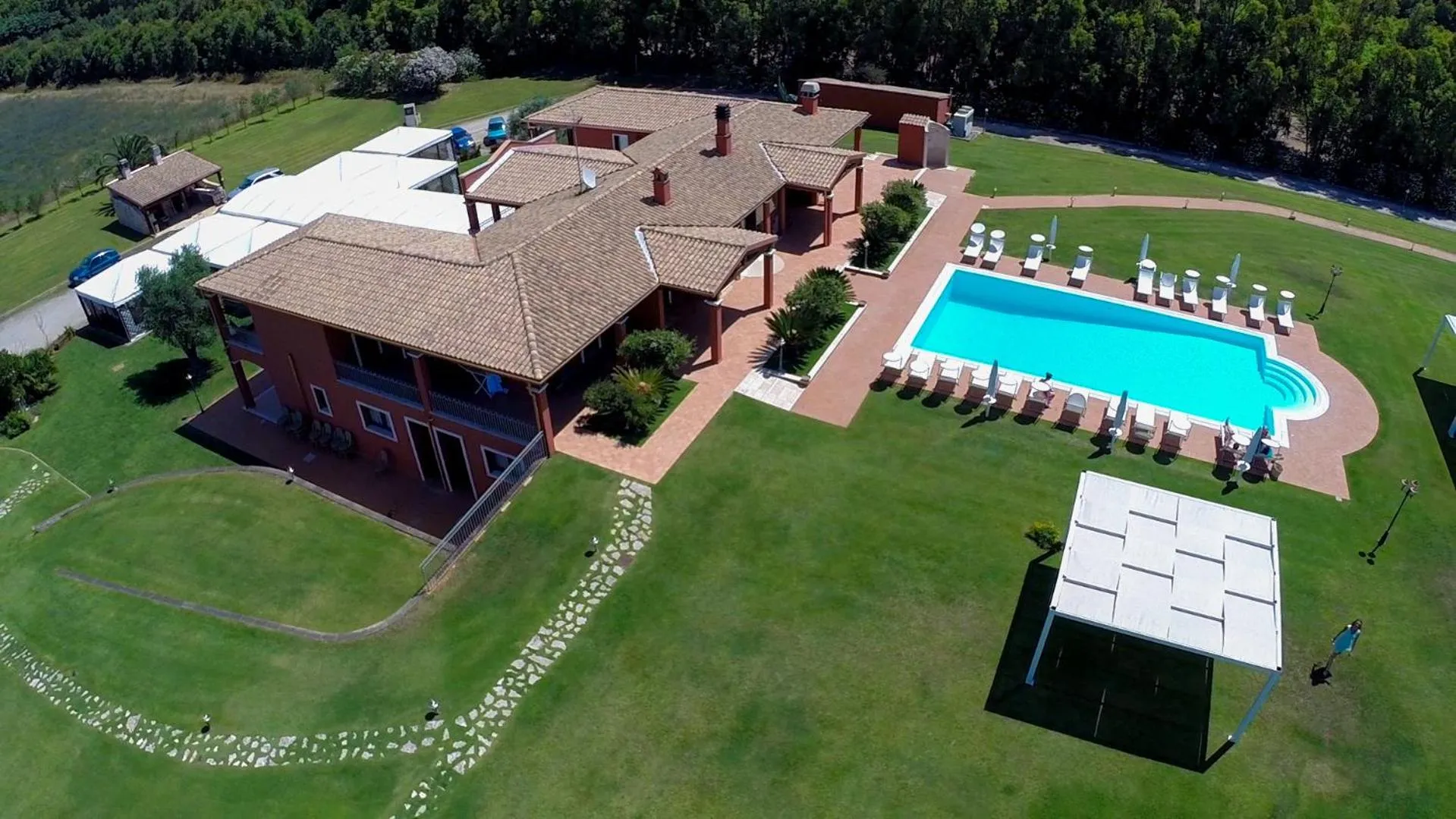 Garden in Villa Barbarina Nature Resort