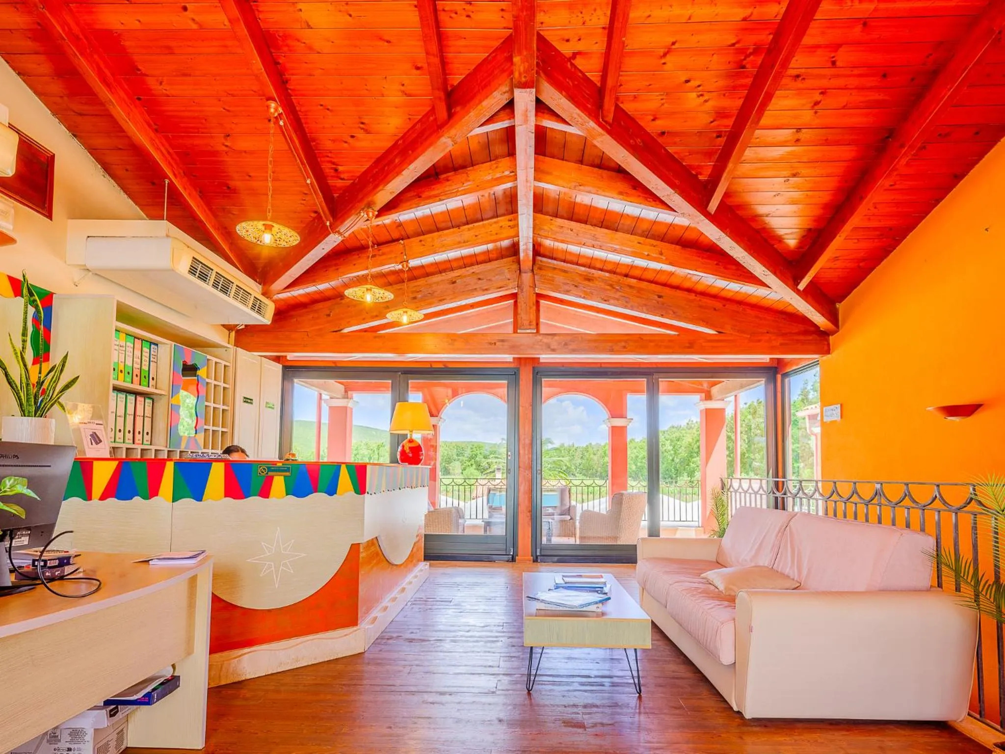 Communal lounge/ TV room in Villa Barbarina Nature Resort