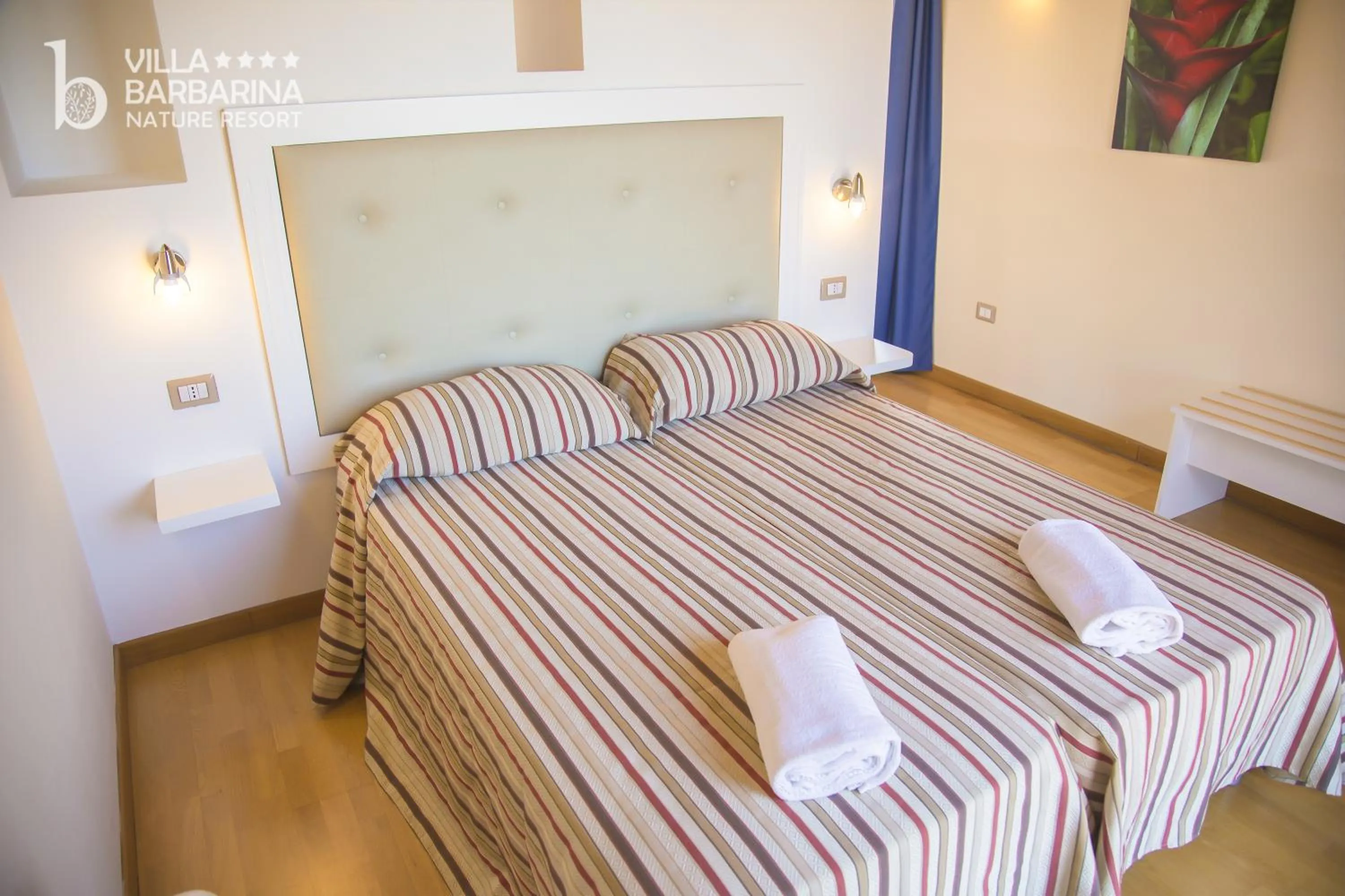 Bedroom, Bed in Villa Barbarina Nature Resort