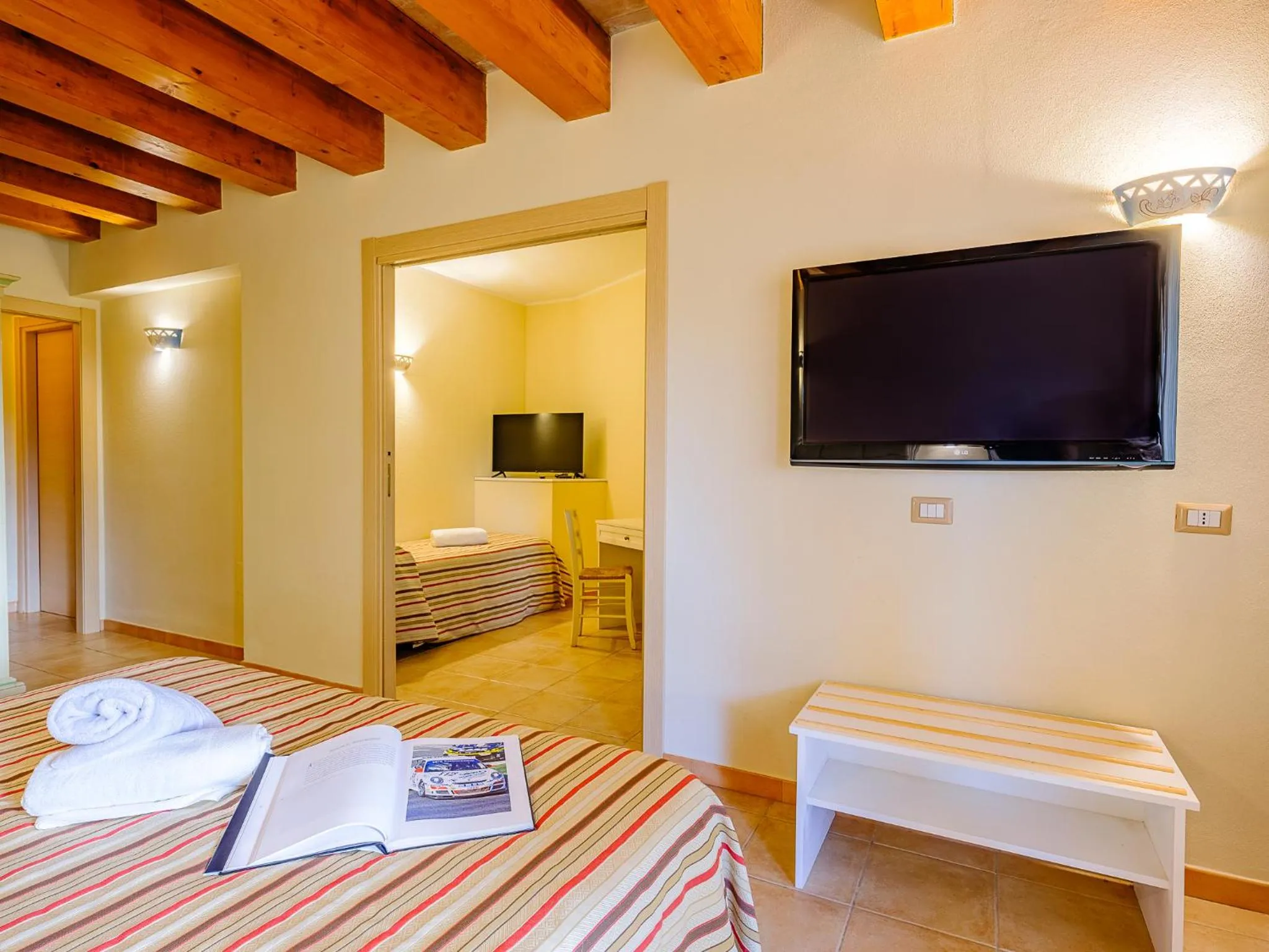 Bed in Villa Barbarina Nature Resort