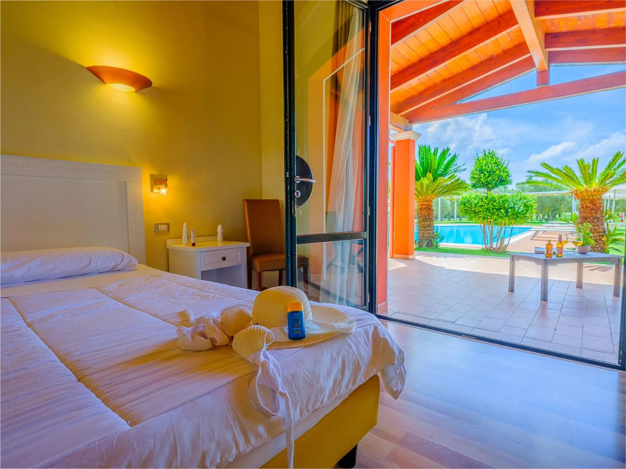 Bed in Villa Barbarina Nature Resort