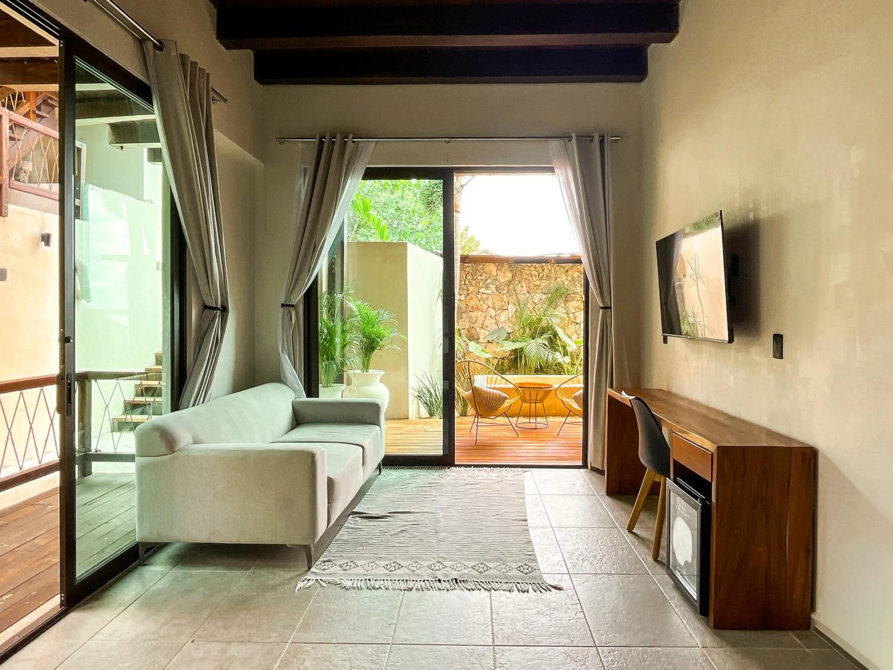 Living room in Zelune Luxury Lagoon Resort Bacalar - Adults Only