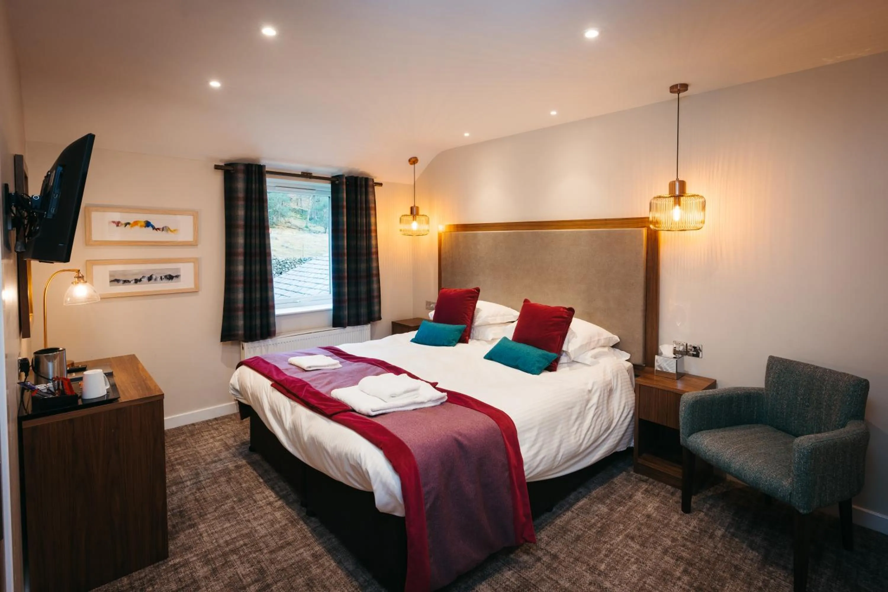 Bedroom, Bed in Glaramara Hotel