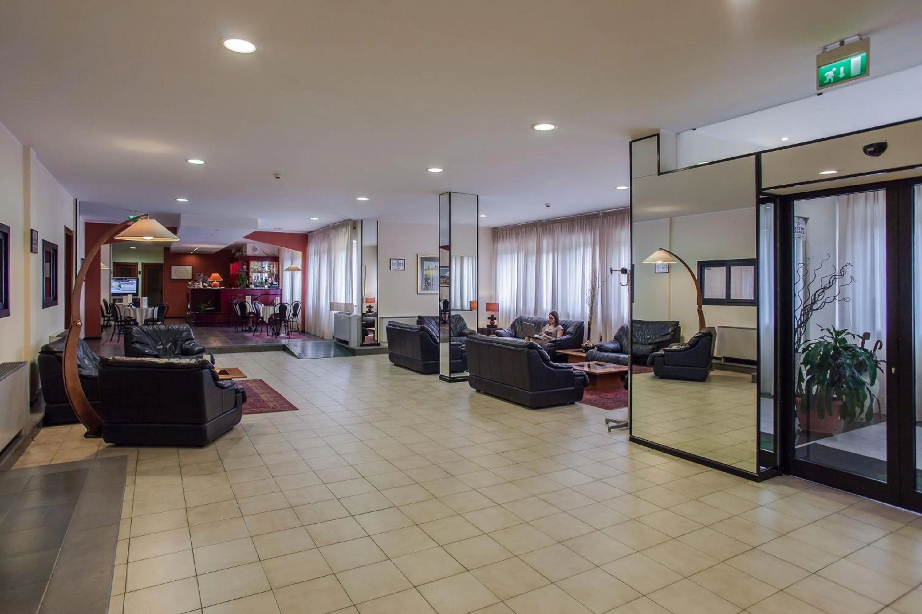 Lobby or reception in Hotel Quadrifoglio