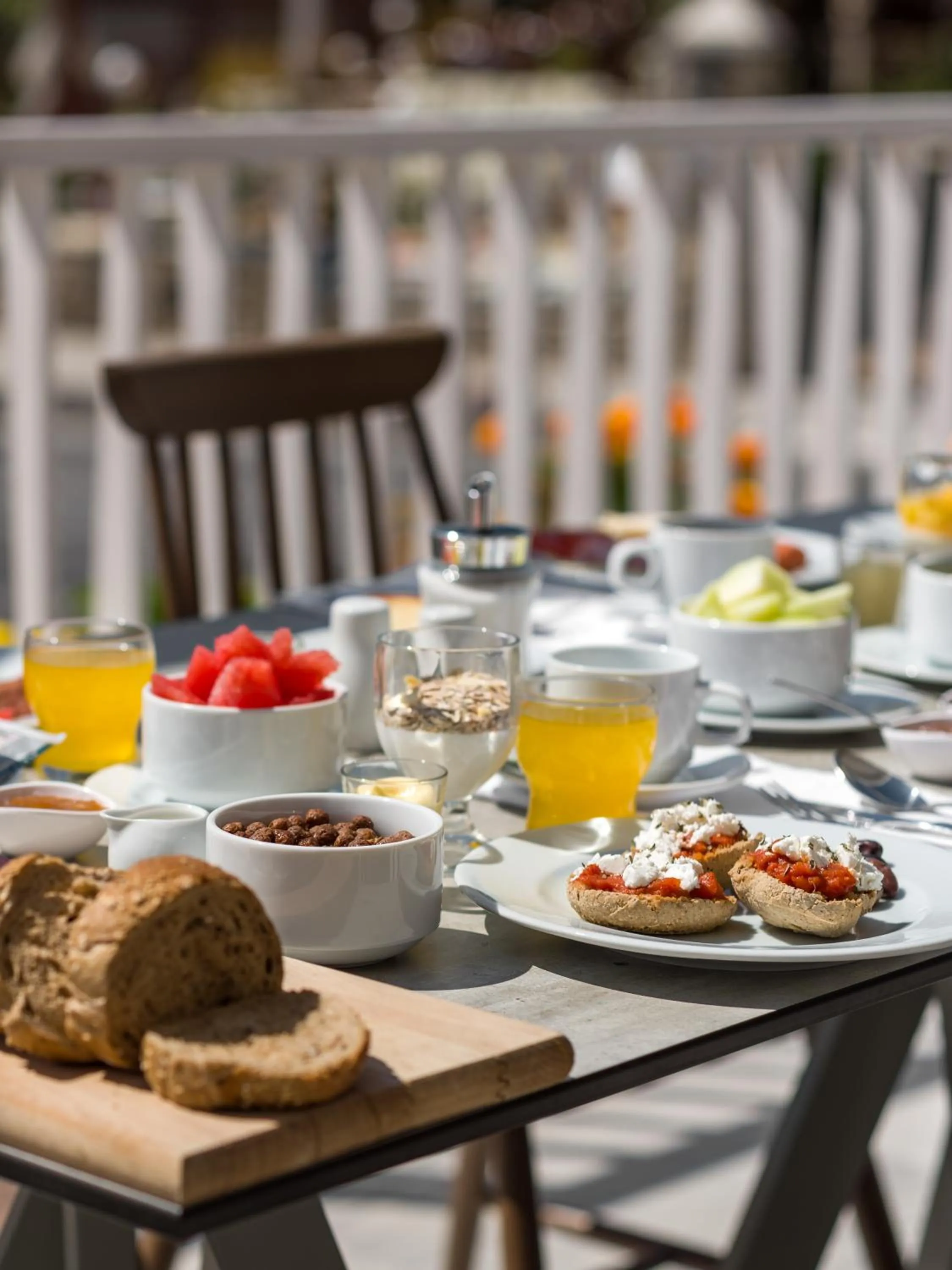 Food in Ariadne Hotel