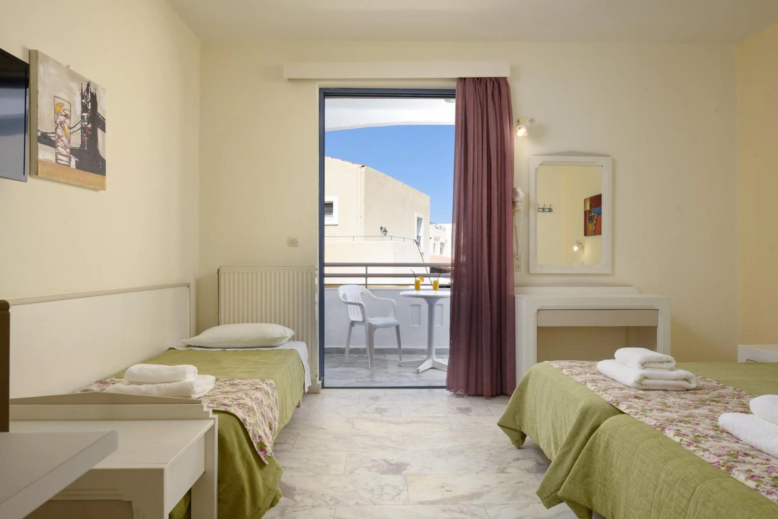 Photo of the whole room in Ariadne Hotel