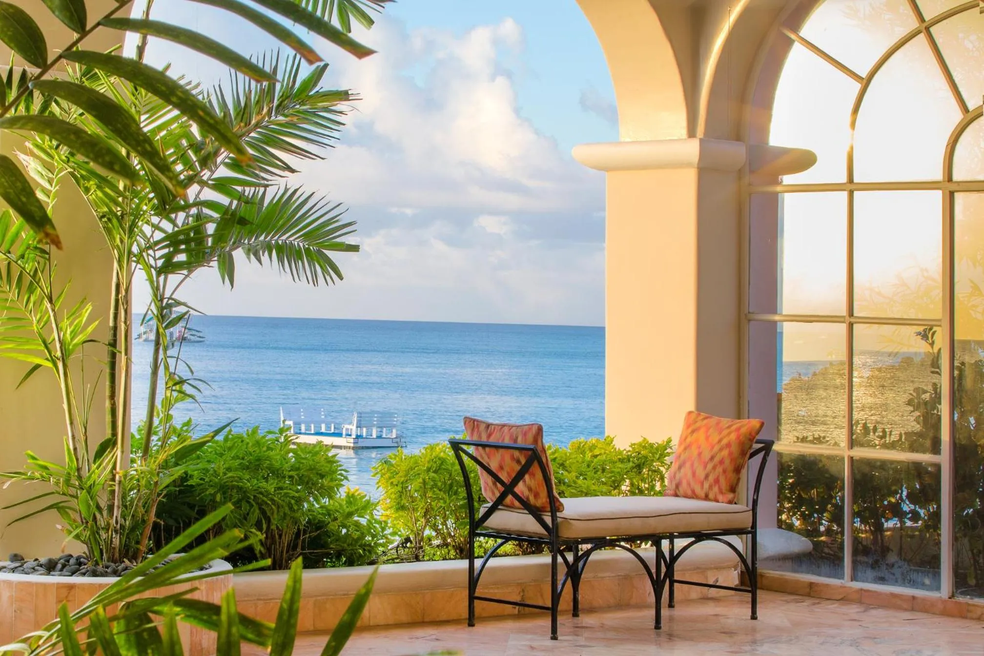 Seating area in Fairmont Royal Pavilion Barbados Resort