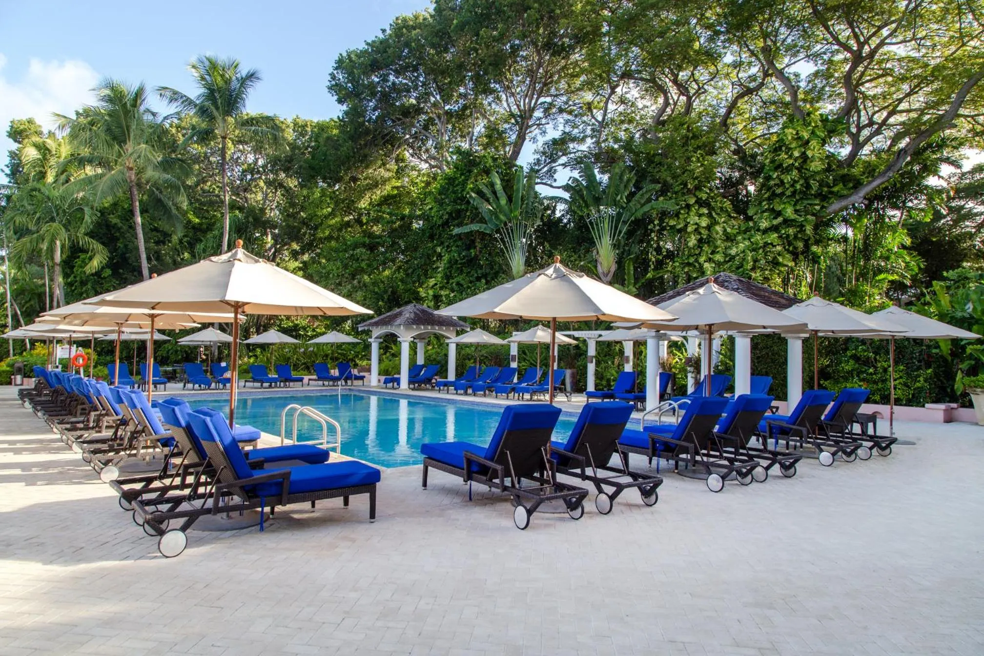Swimming pool in Fairmont Royal Pavilion Barbados Resort