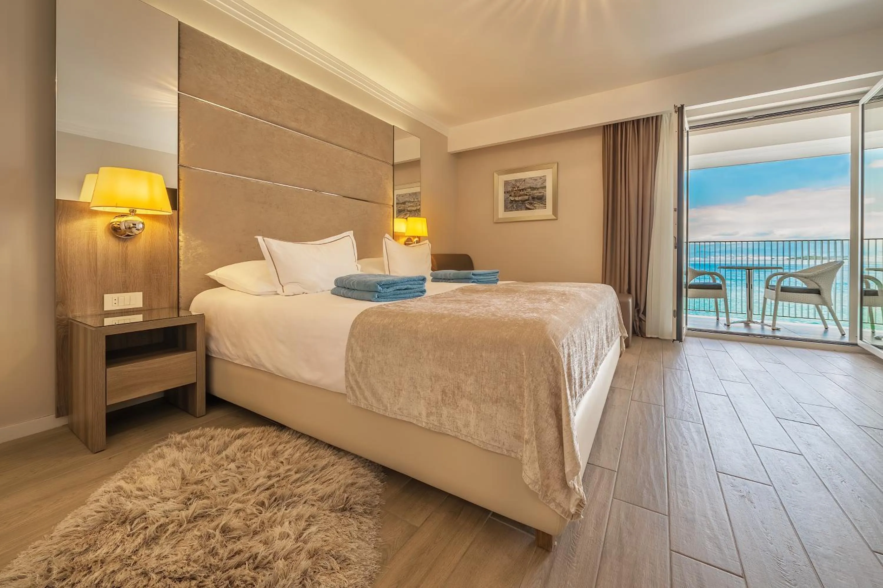 Bed in Hotel Vila Rova