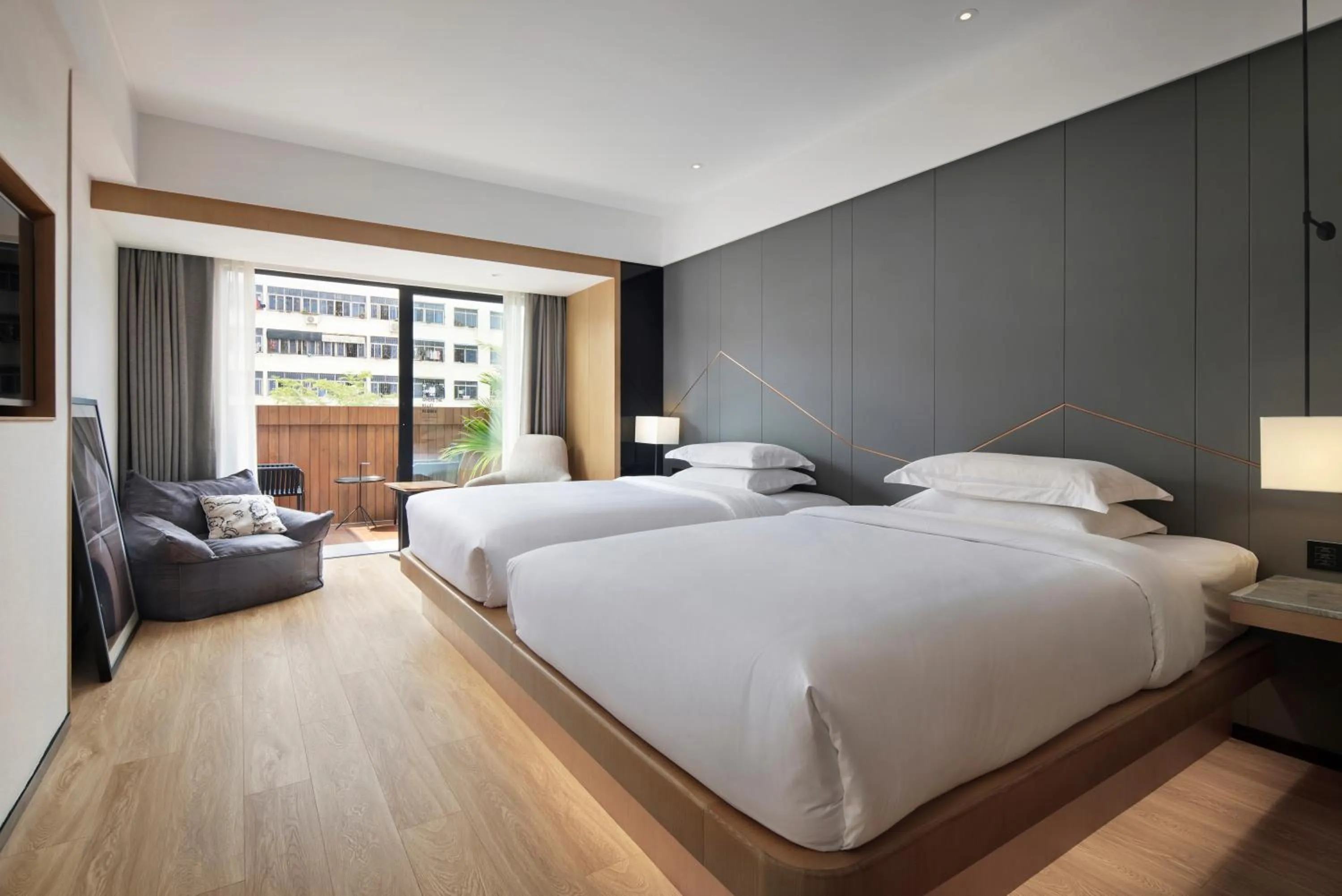 Bed in Haikou S-INN Hotel