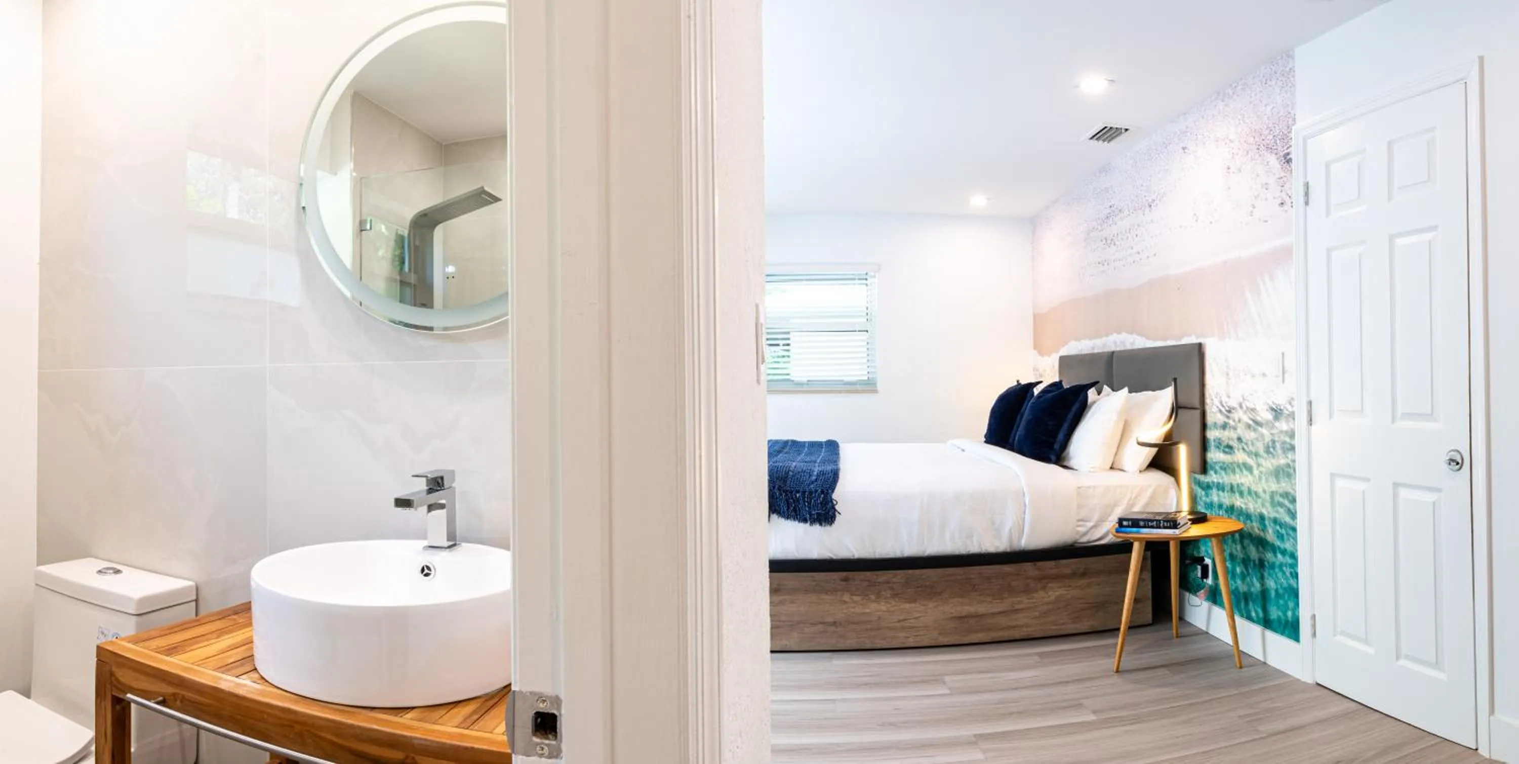 Bed in The Lauderdale Boutique Hotel