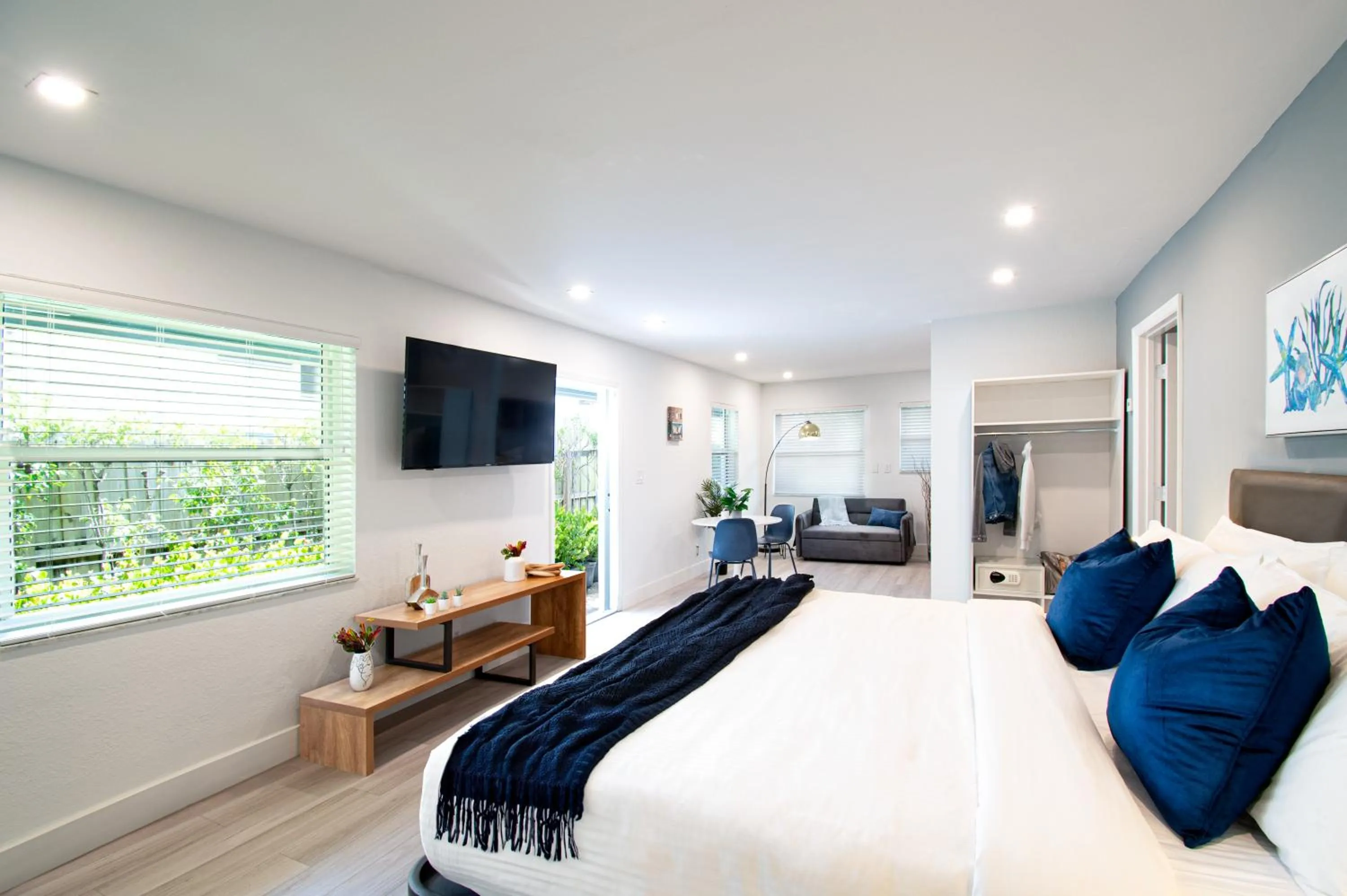 Bed in The Lauderdale Boutique Hotel