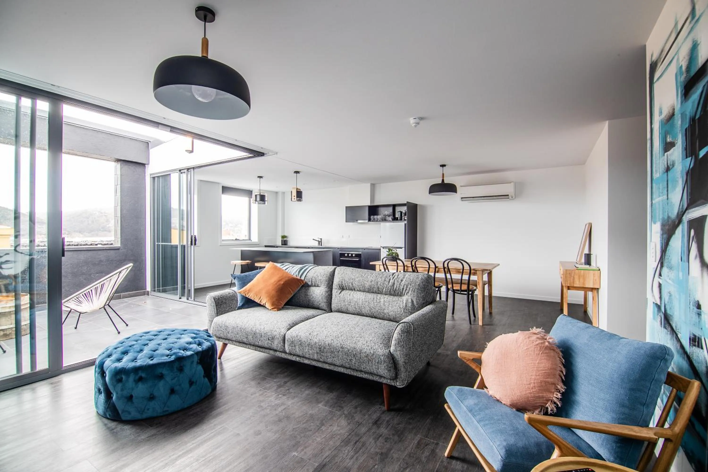 Seating area in Change Overnight