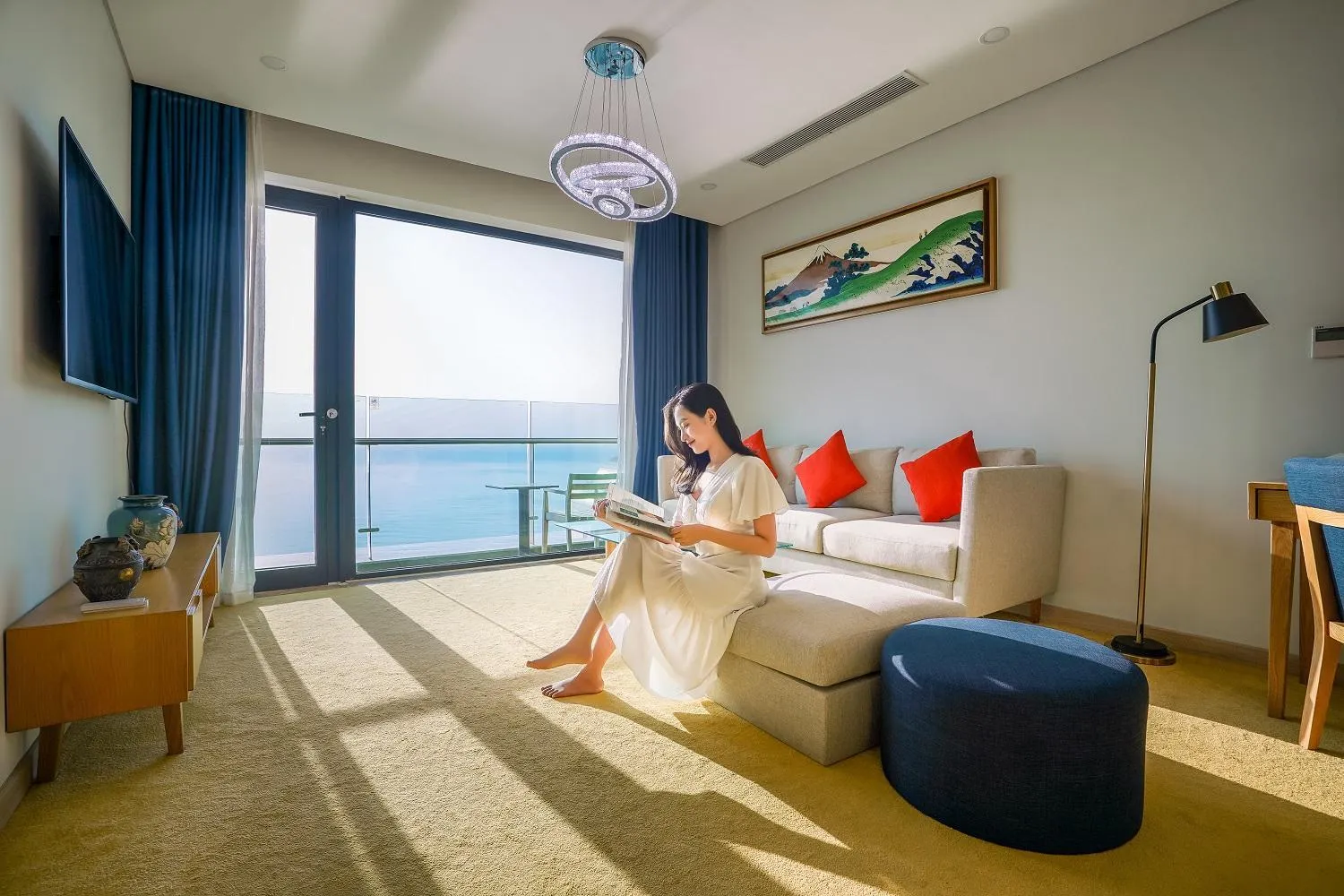 Seating area in Sala Danang Beach Hotel