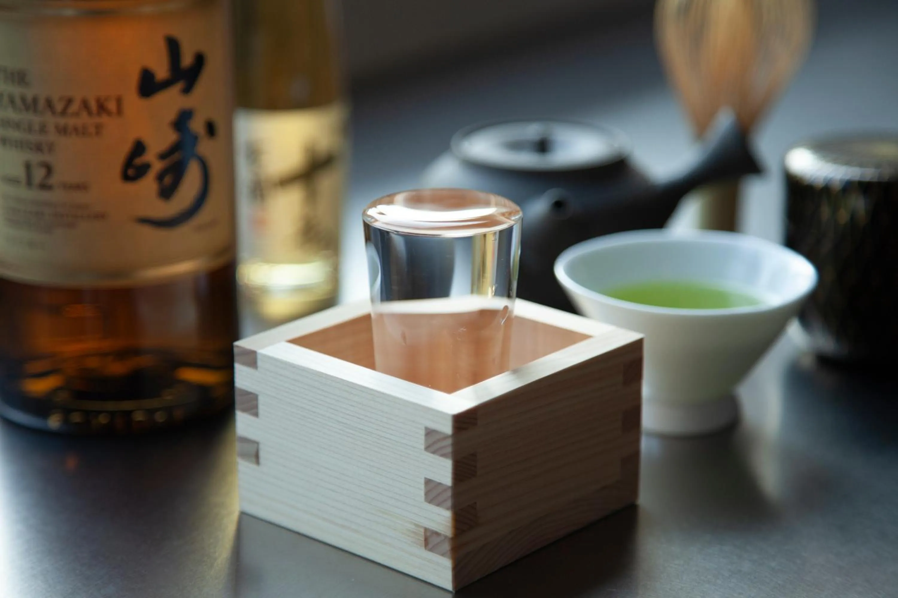 Alcoholic drinks in modern ryokan kishi-ke