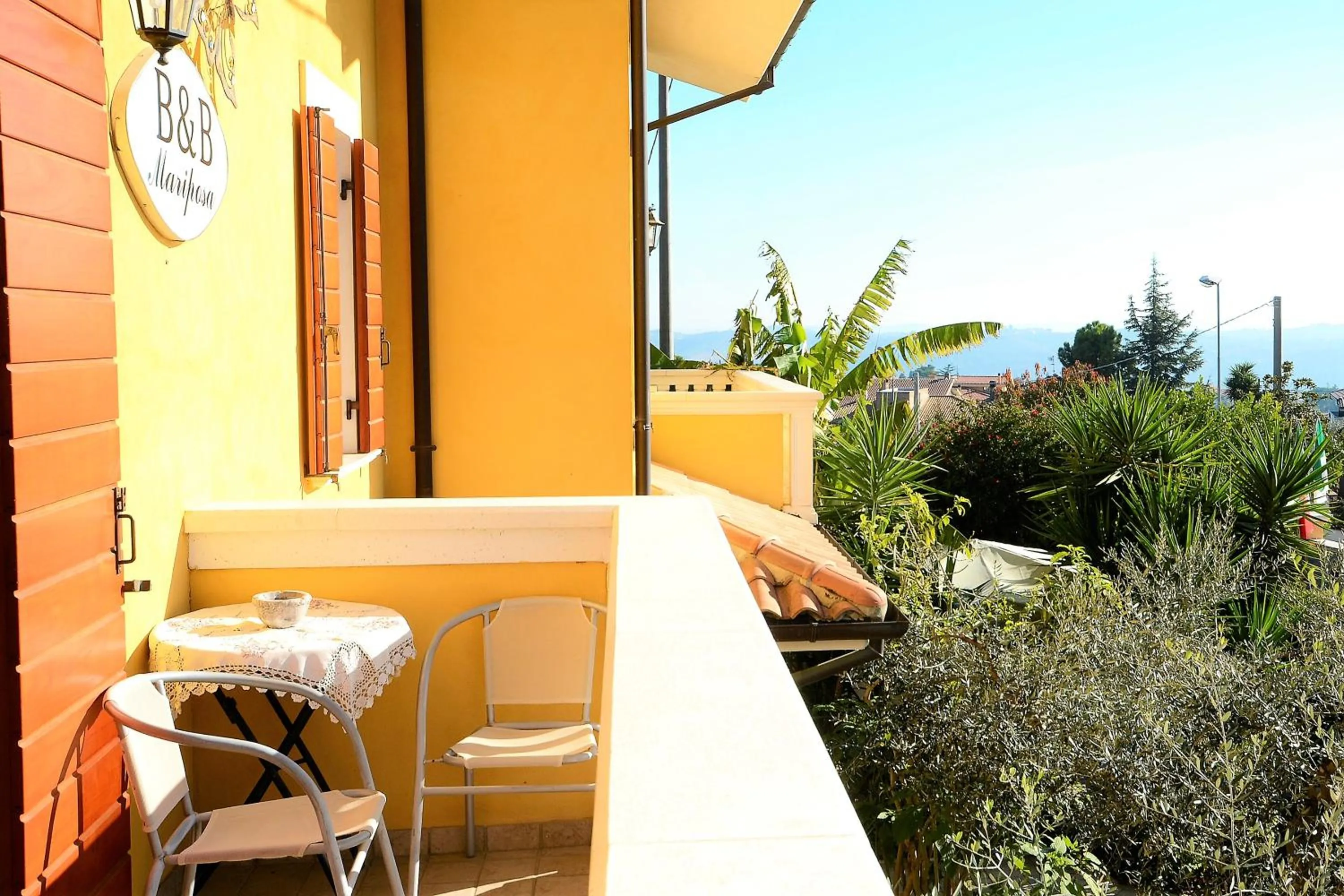 Balcony/Terrace in B&B Mariposa