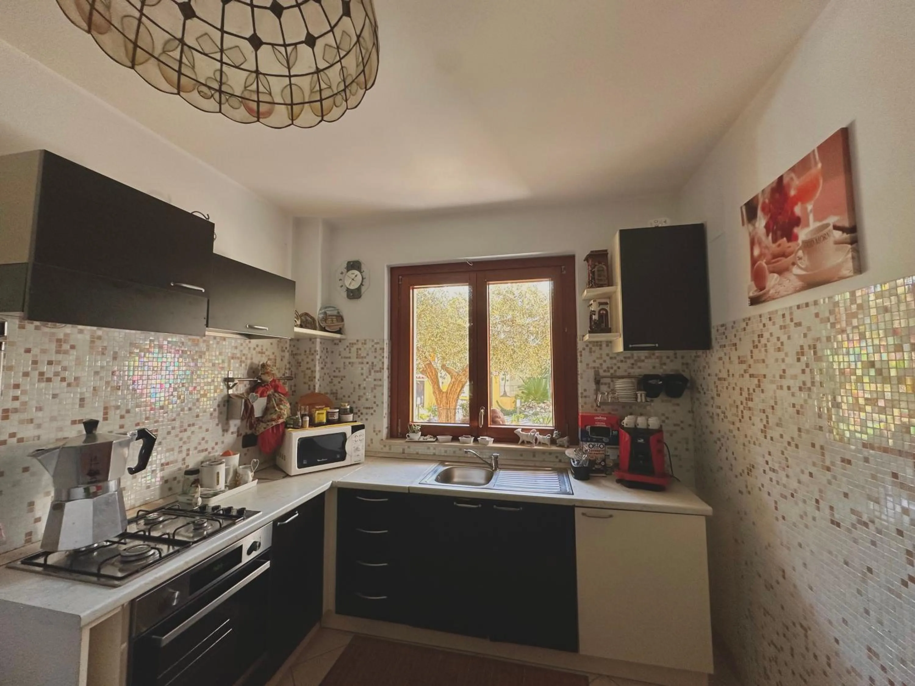 kitchen in B&B Mariposa