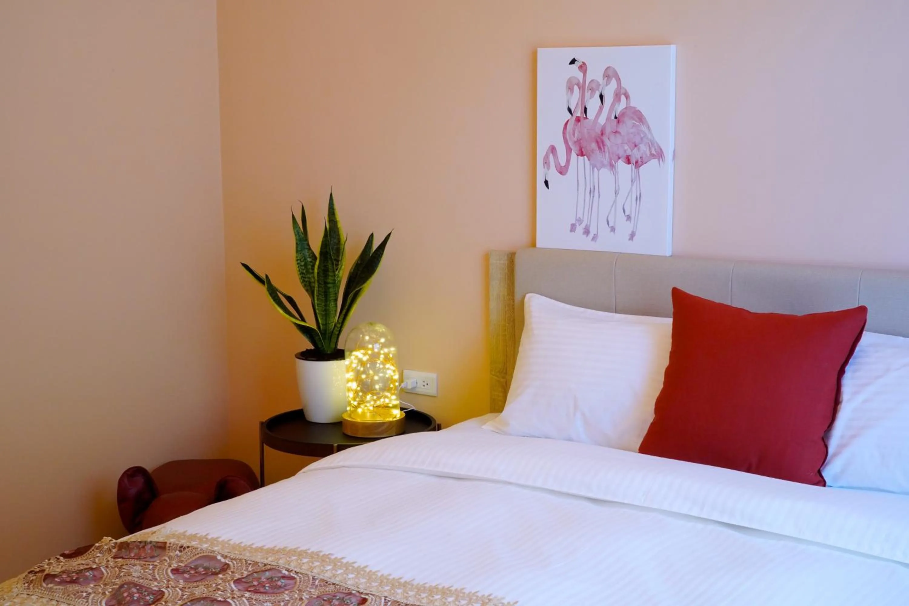 Bed in Little Piggy B&B