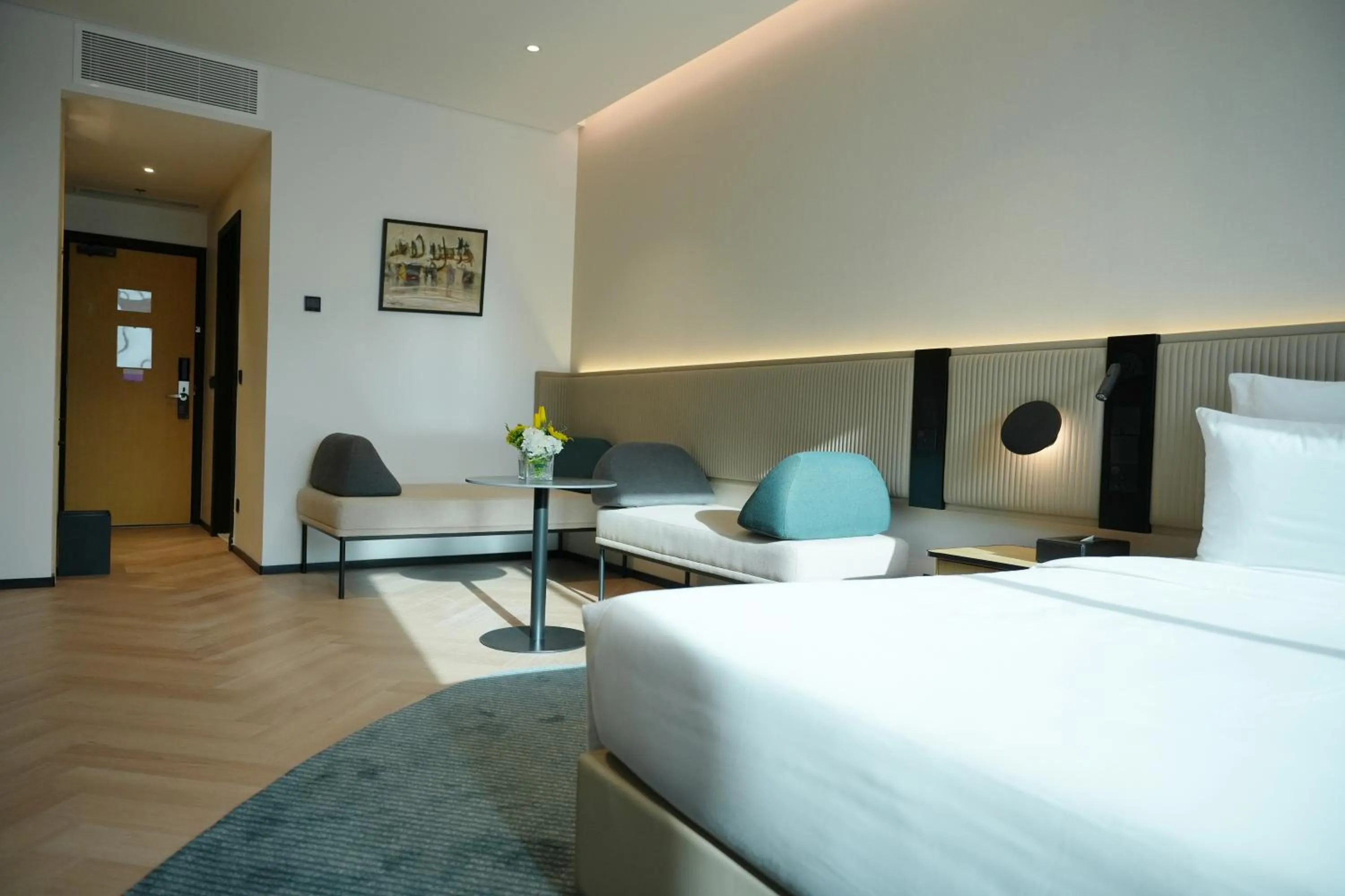 Bed in Novotel Riyadh Al Anoud