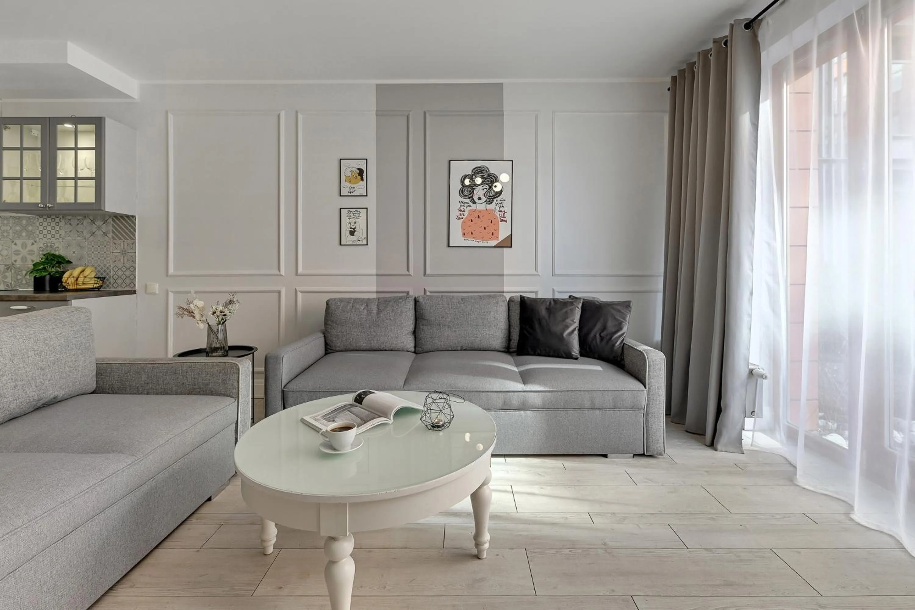 Living room in Aura - Riverside & Parking by Downtown Apartments