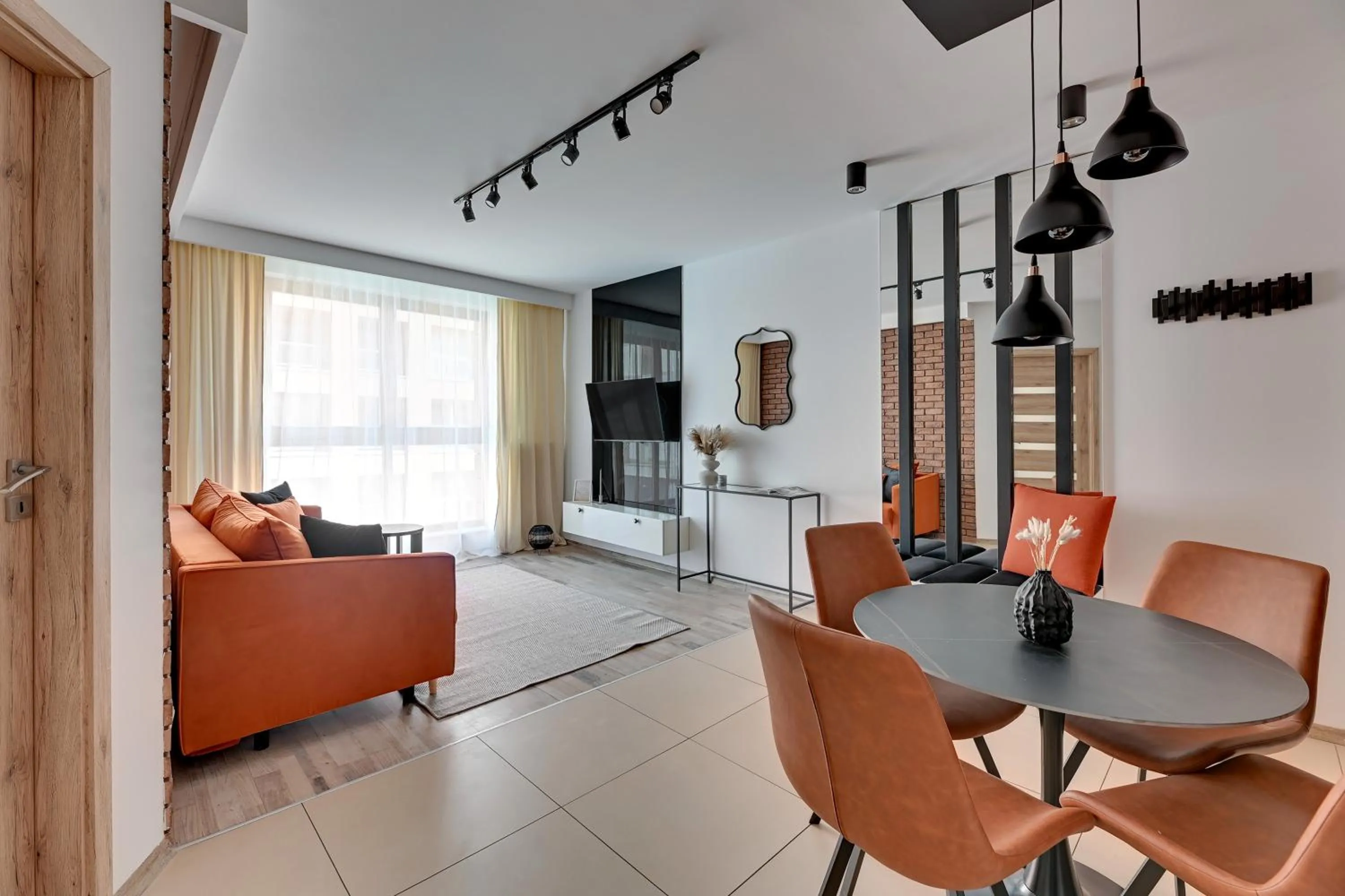 Living room in Aura - Riverside & Parking by Downtown Apartments
