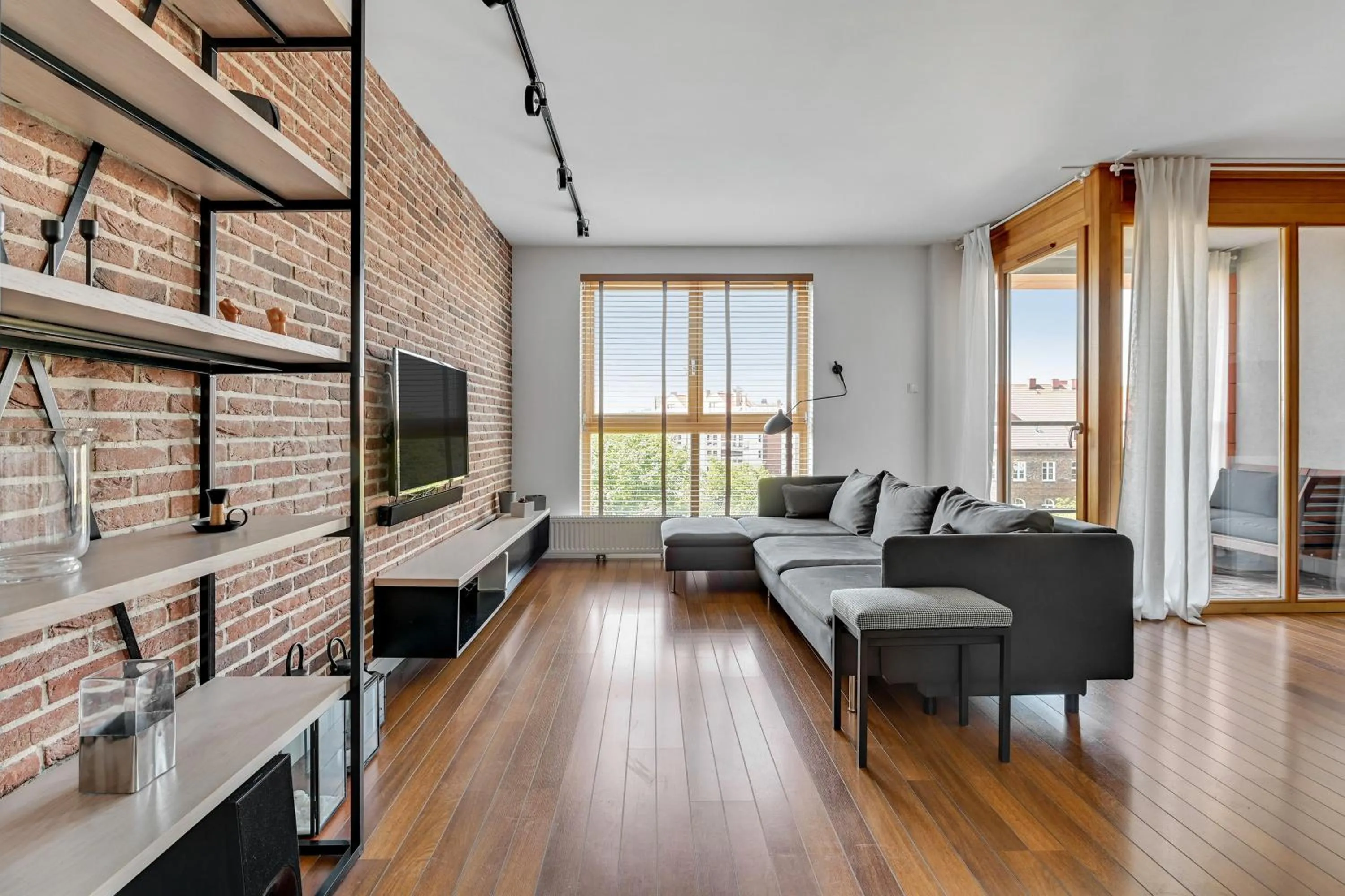 Living room in Aura - Riverside & Parking by Downtown Apartments