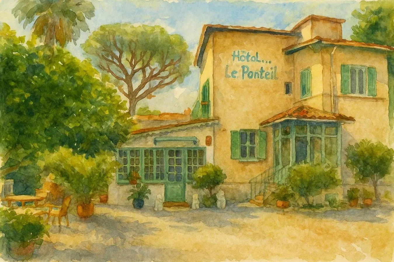 Property building in Hotel Le Ponteil