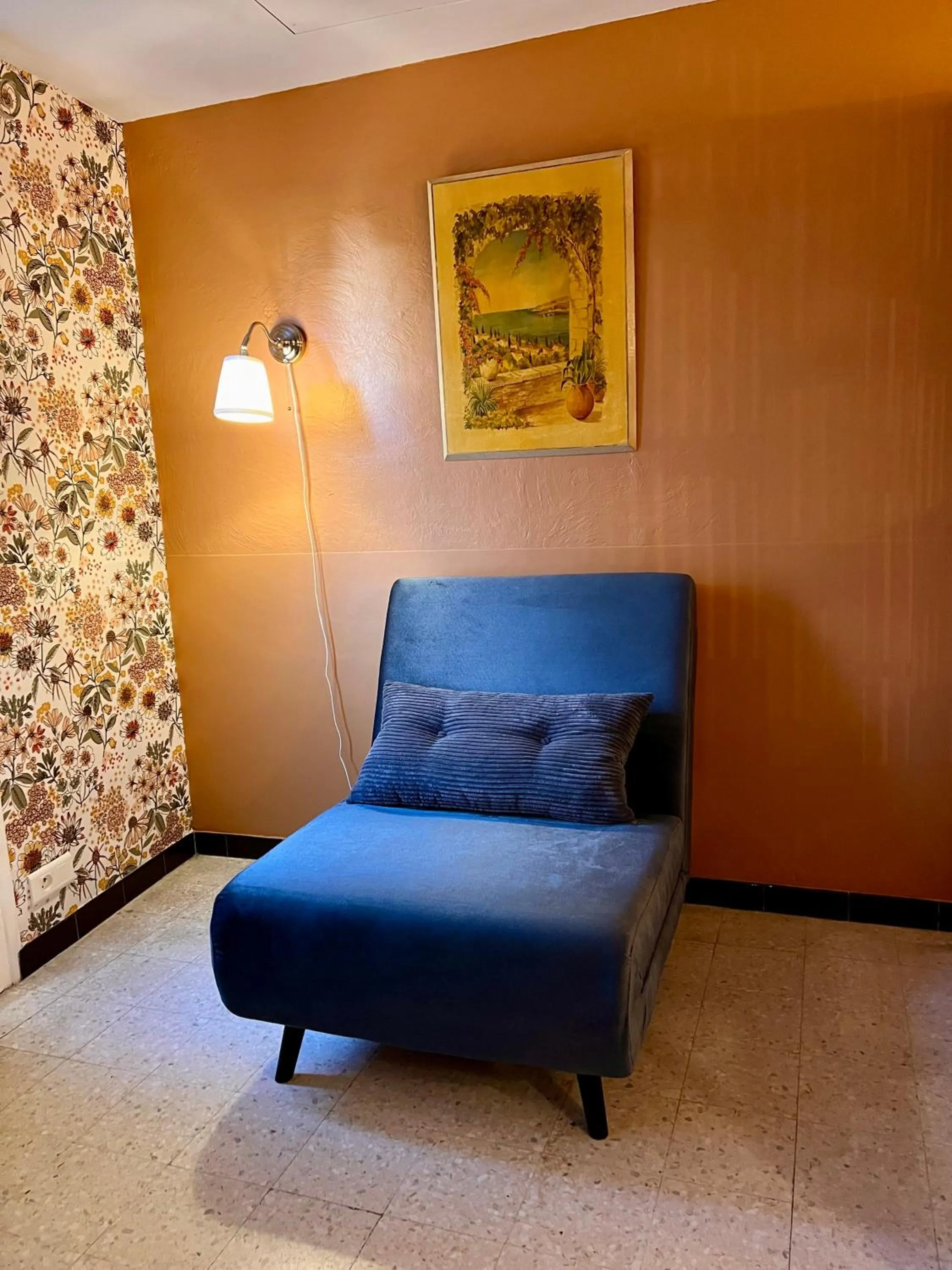 Bed in Hotel Le Ponteil