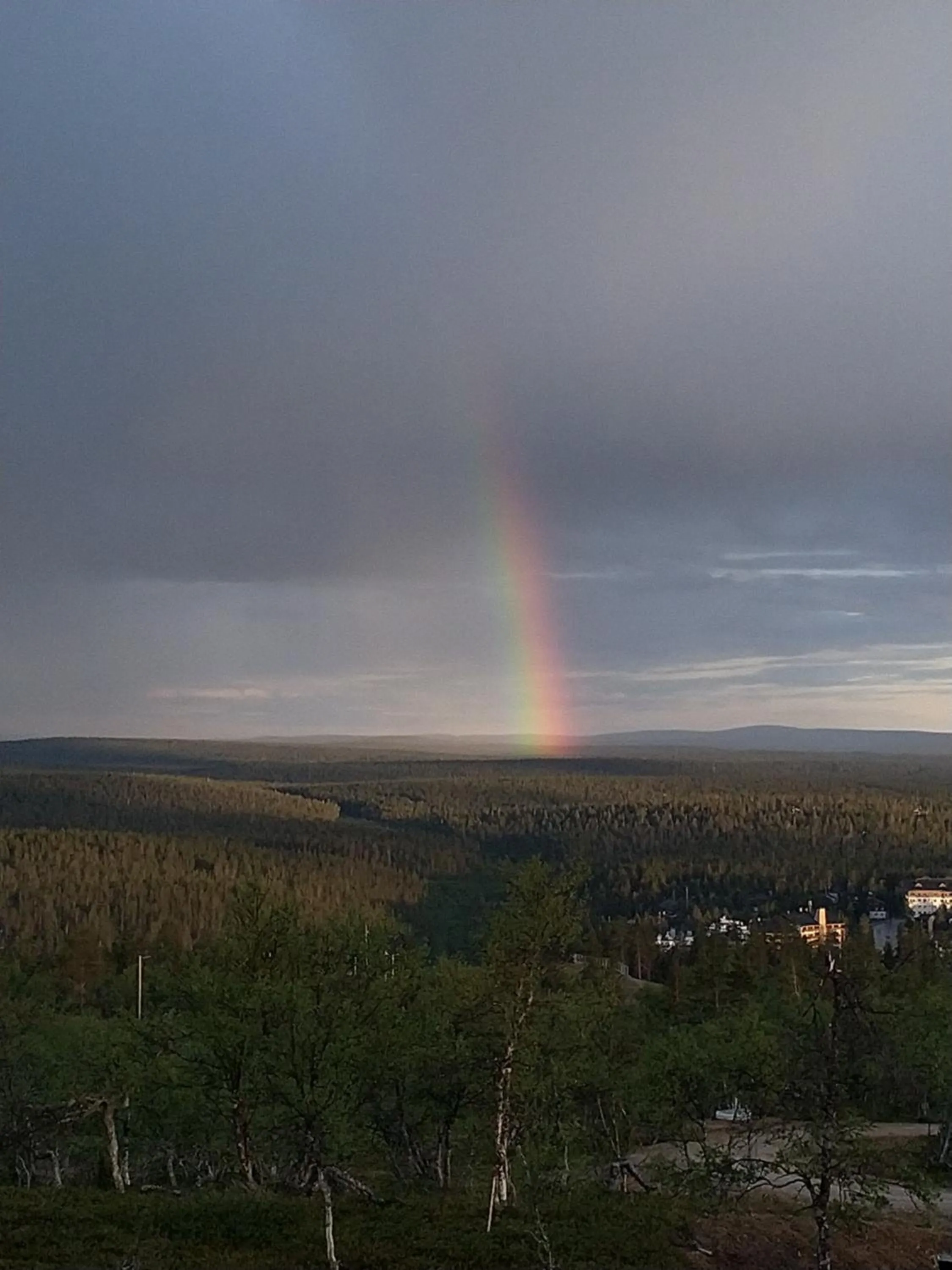 Natural landscape in Top Star Saariselkä - Arctic Glass Cubes