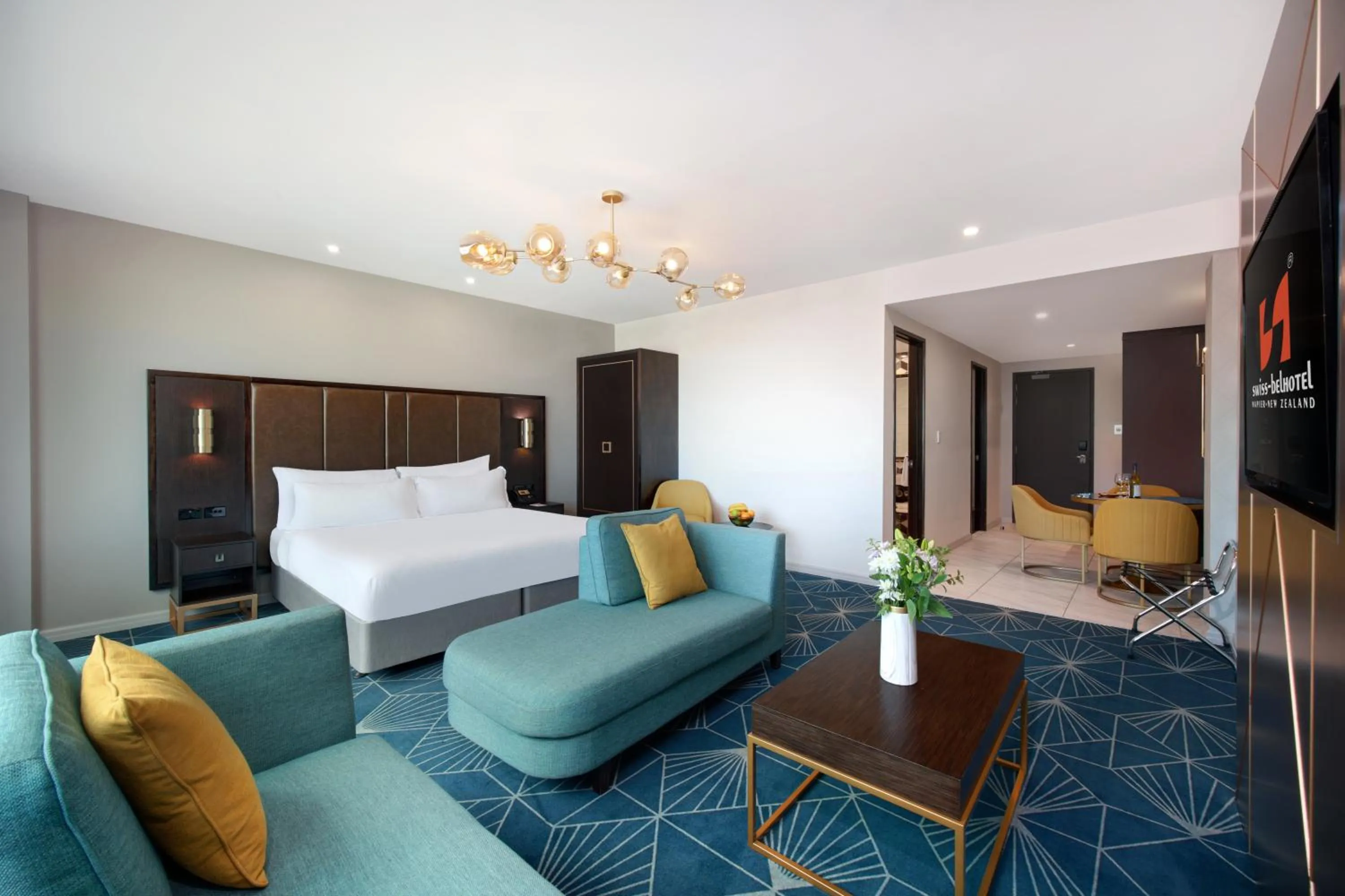 Bed in Swiss-Belhotel Napier