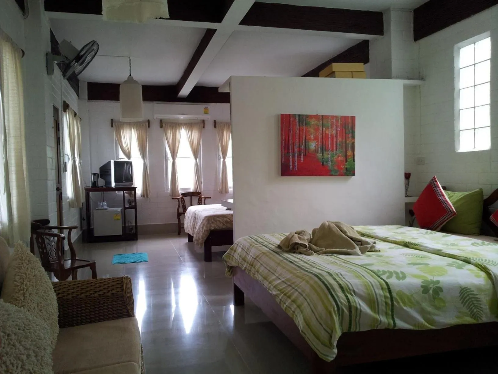 Bed in Banthorphan Resort