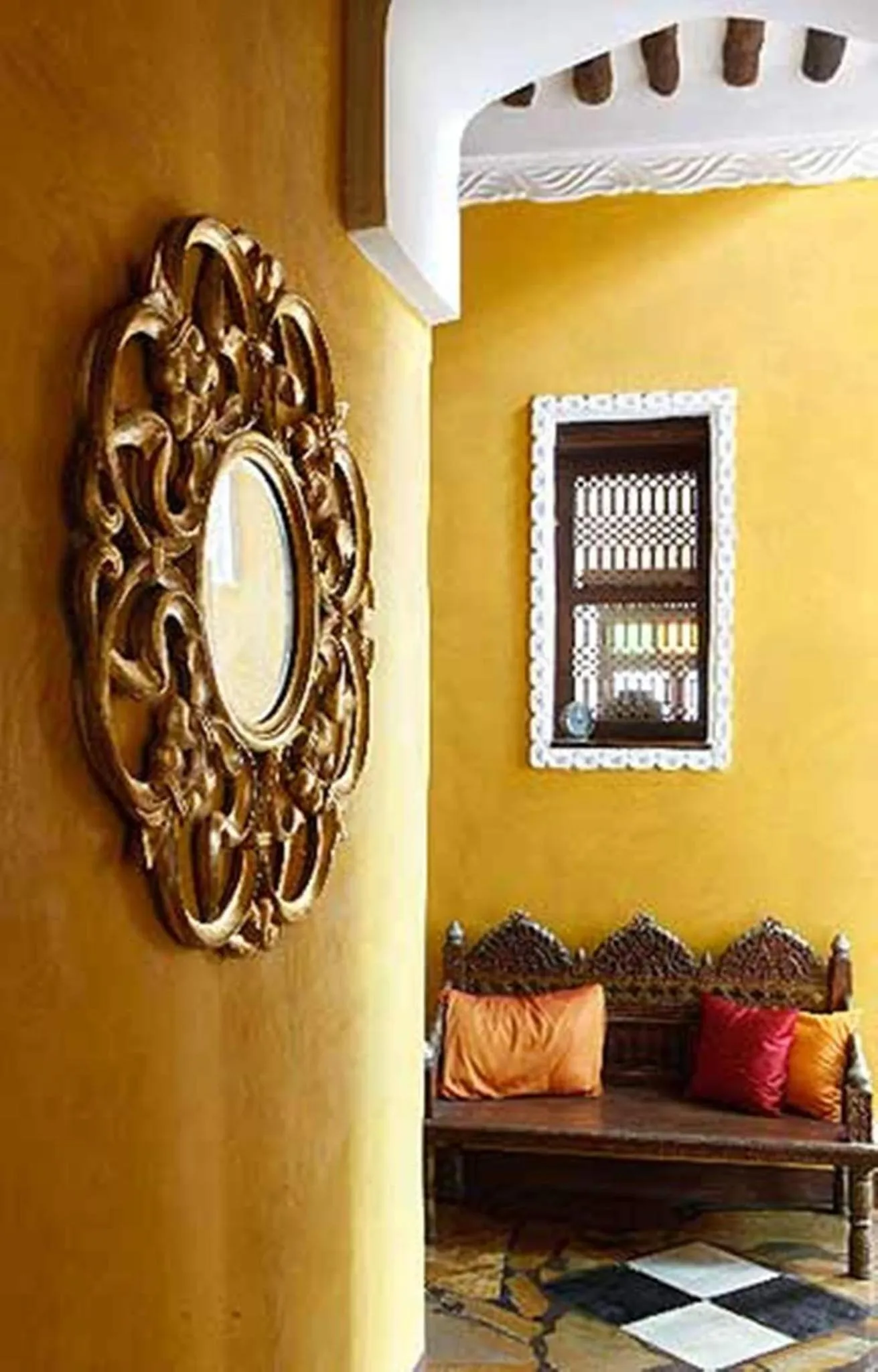 Living room in Kholle House