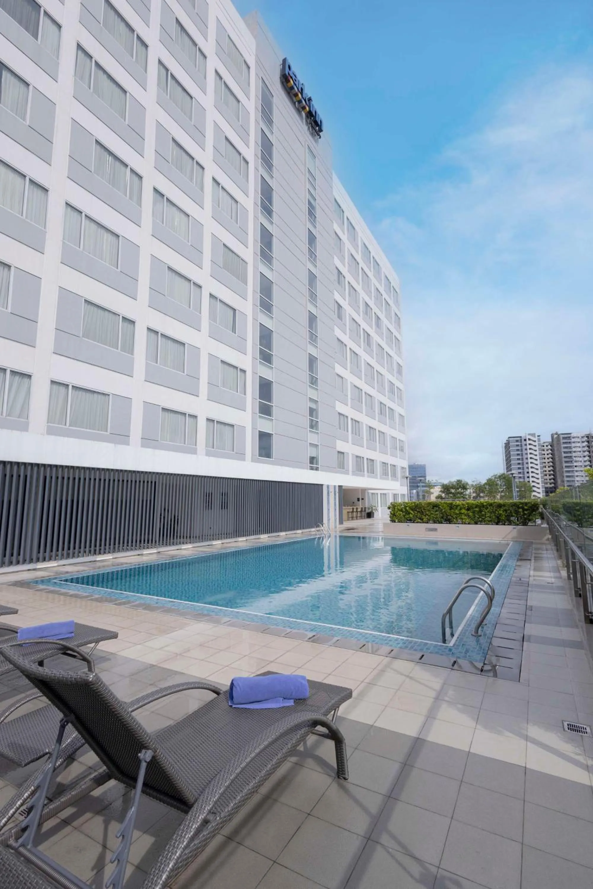 Pool view in Park Inn By Radisson Iloilo