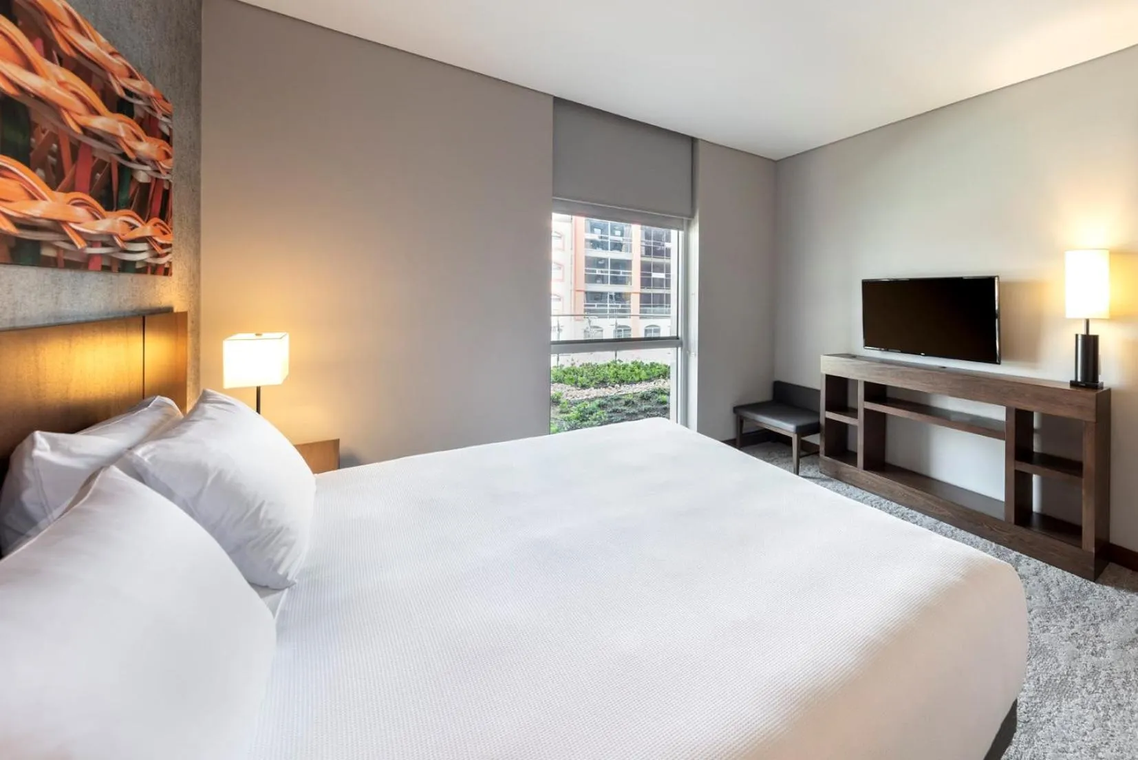 Bed in Hyatt Place Bogota Convention Center