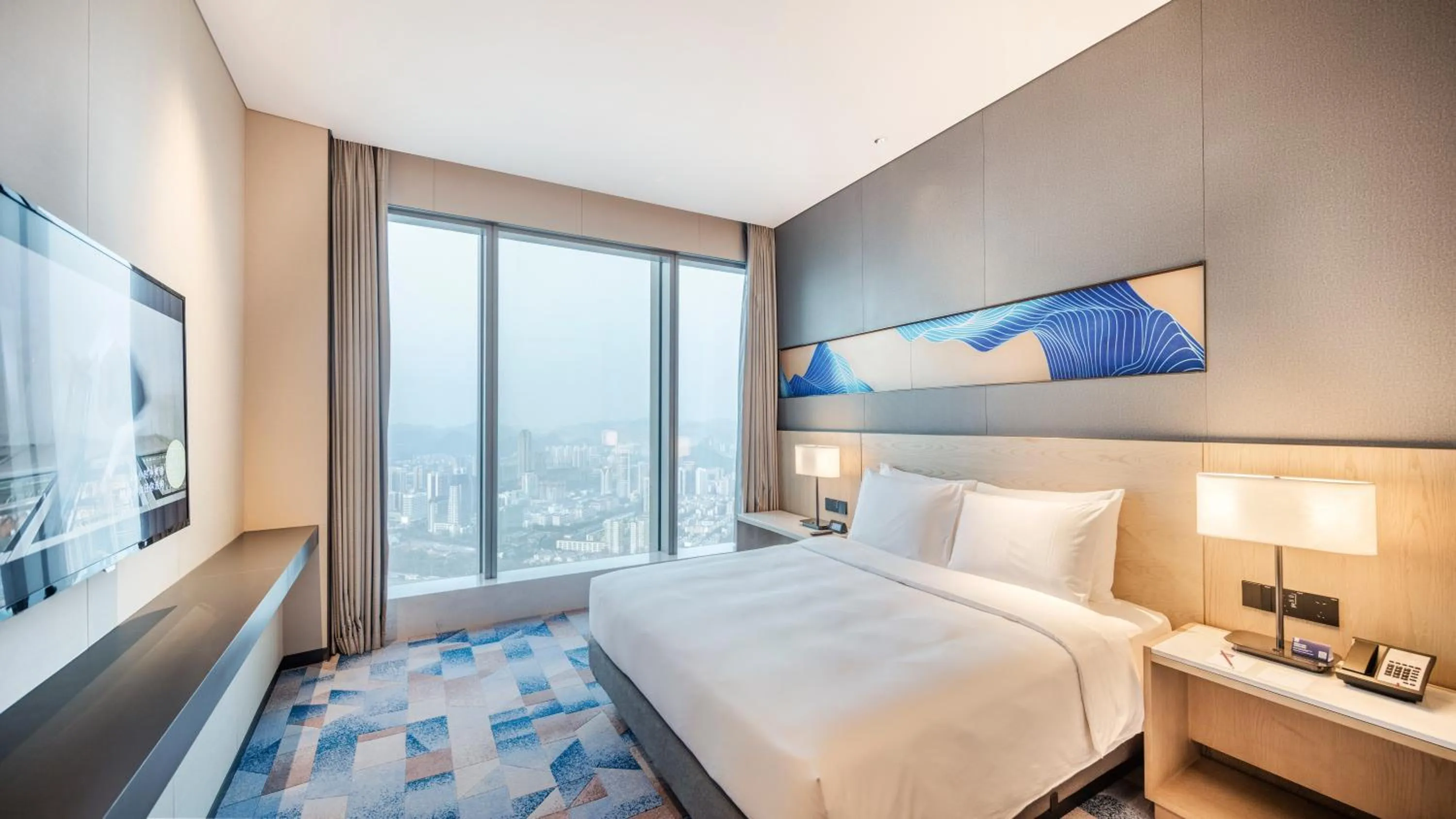 City view, Bed in Hyatt Place Liuzhou