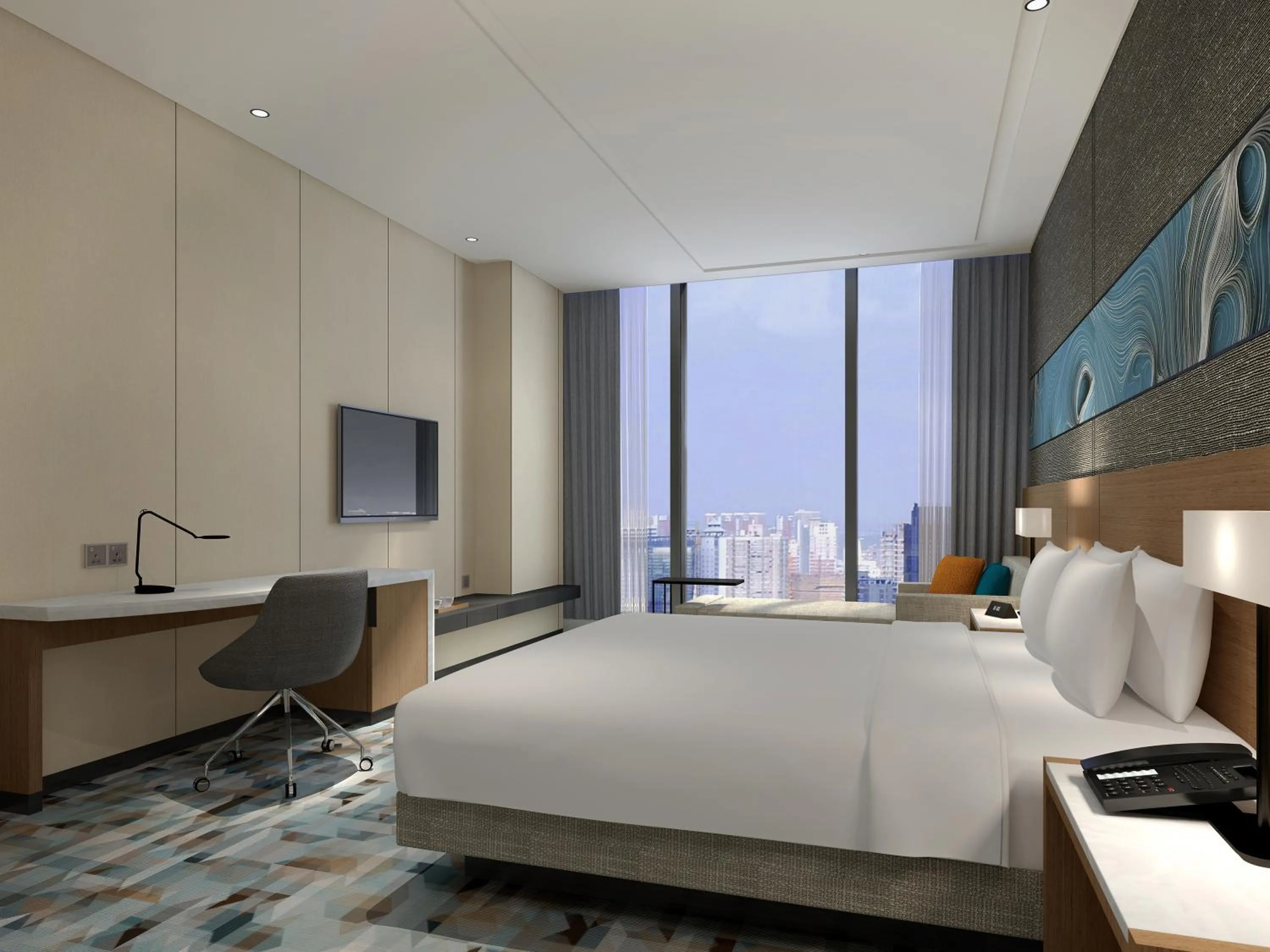 Photo of the whole room, Bed in Hyatt Place Liuzhou