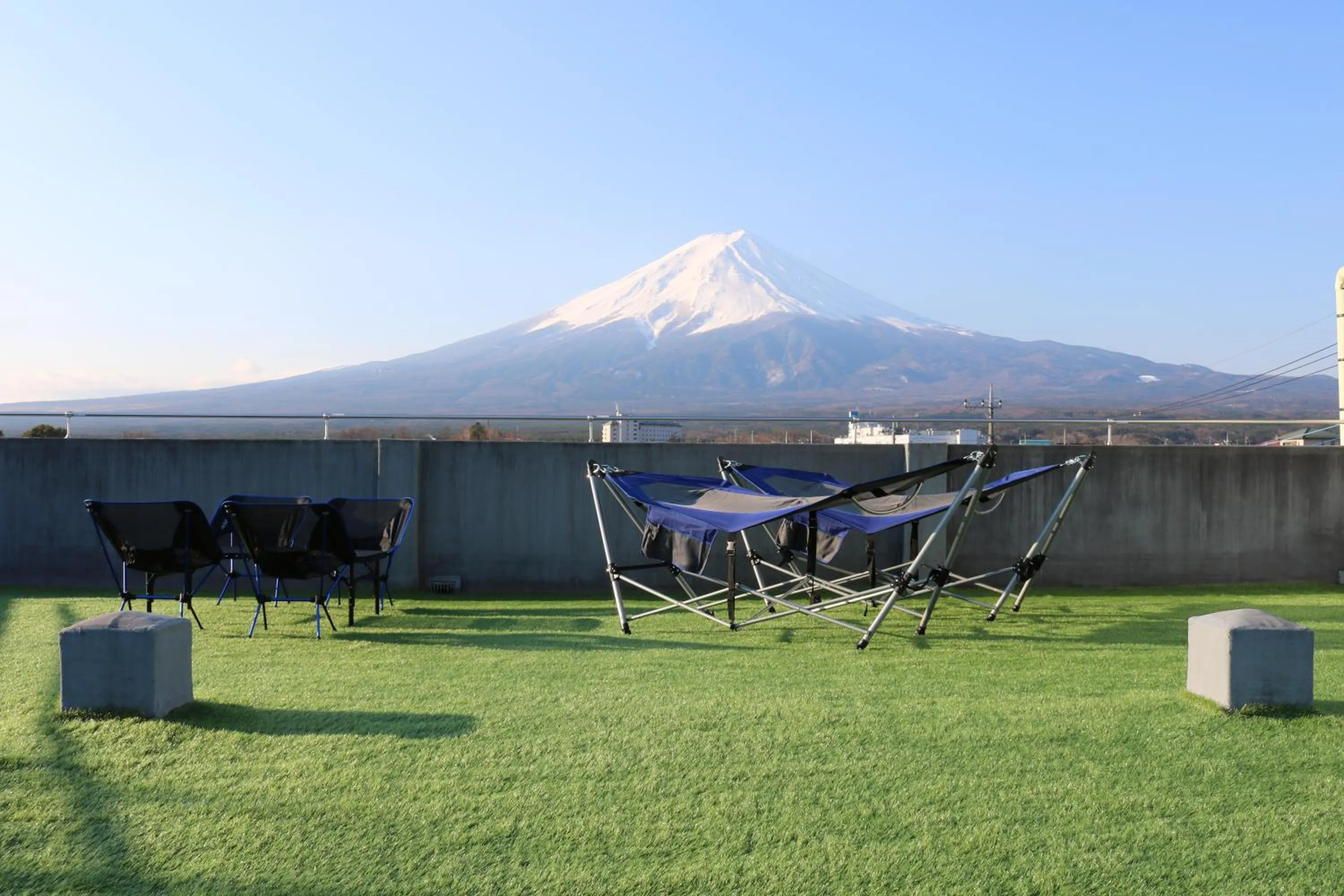 Balcony/Terrace in Fuji Guest House Ao