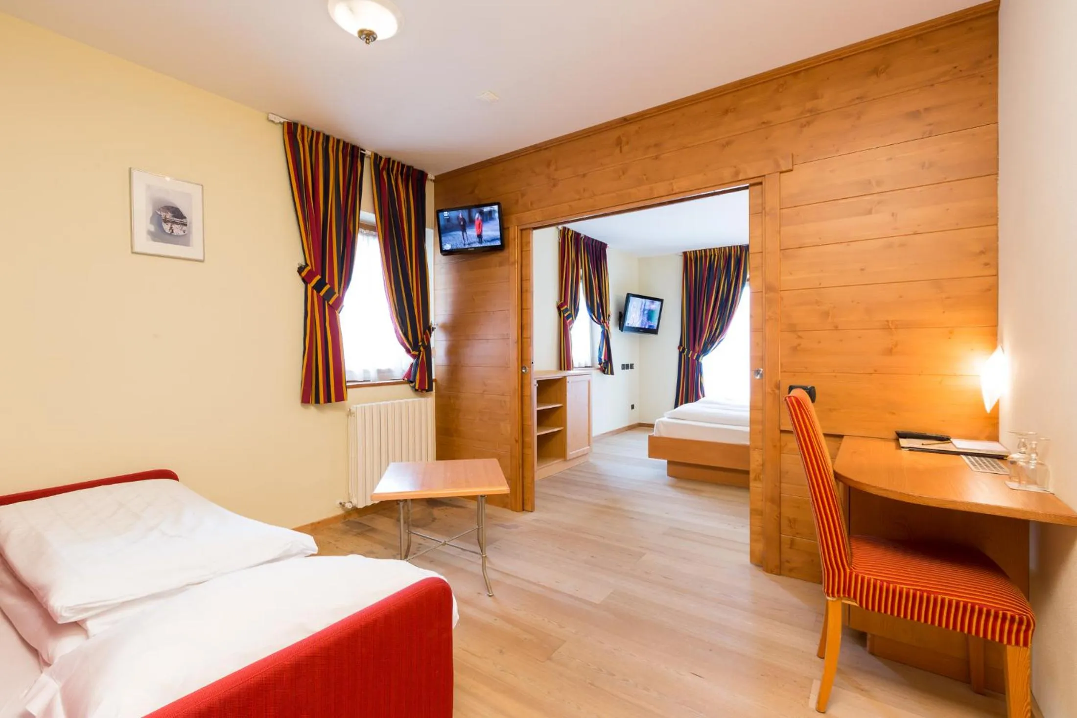 Bed in Hotel Touring