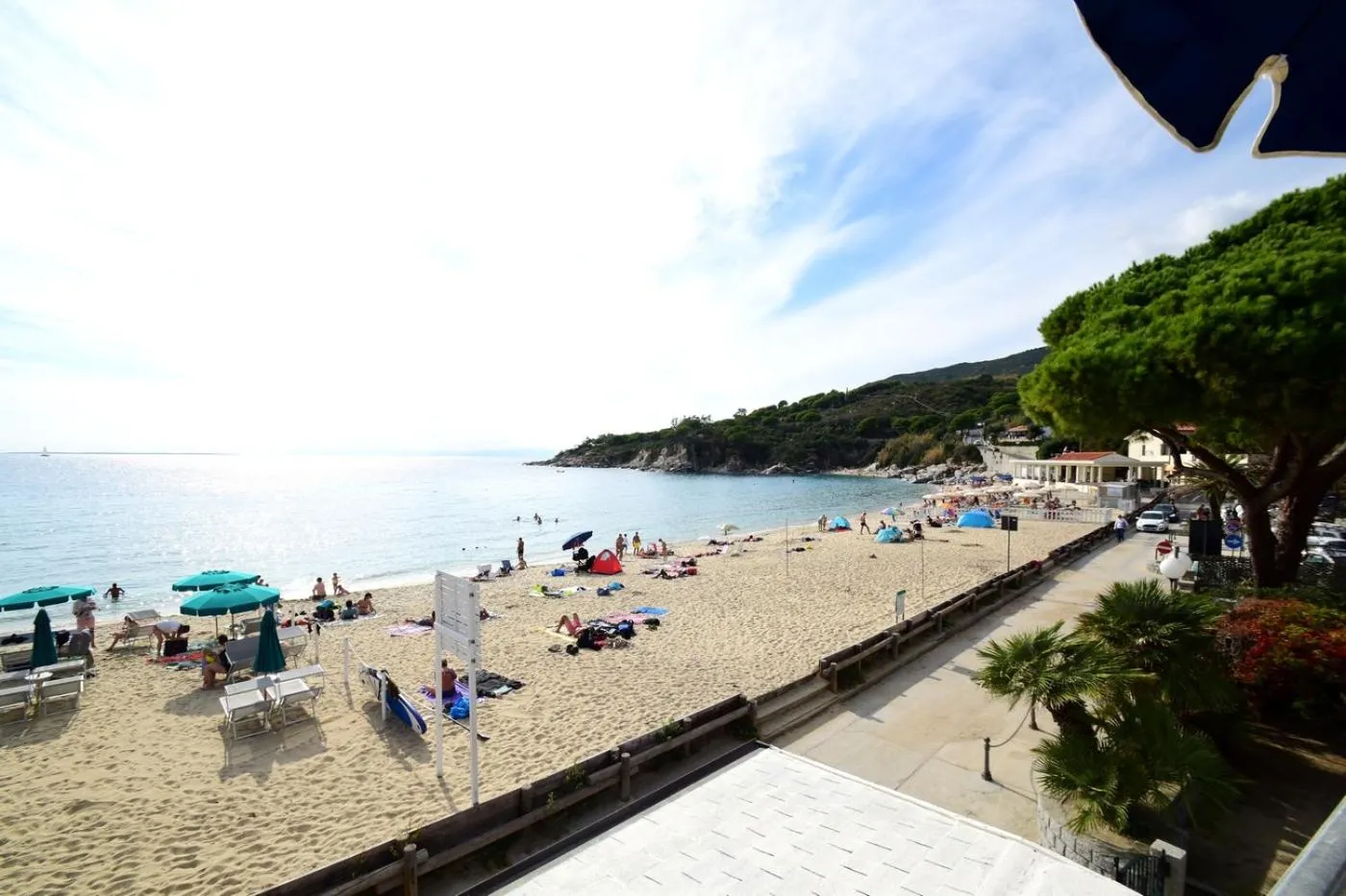Beach in Hotel la Conchiglia
