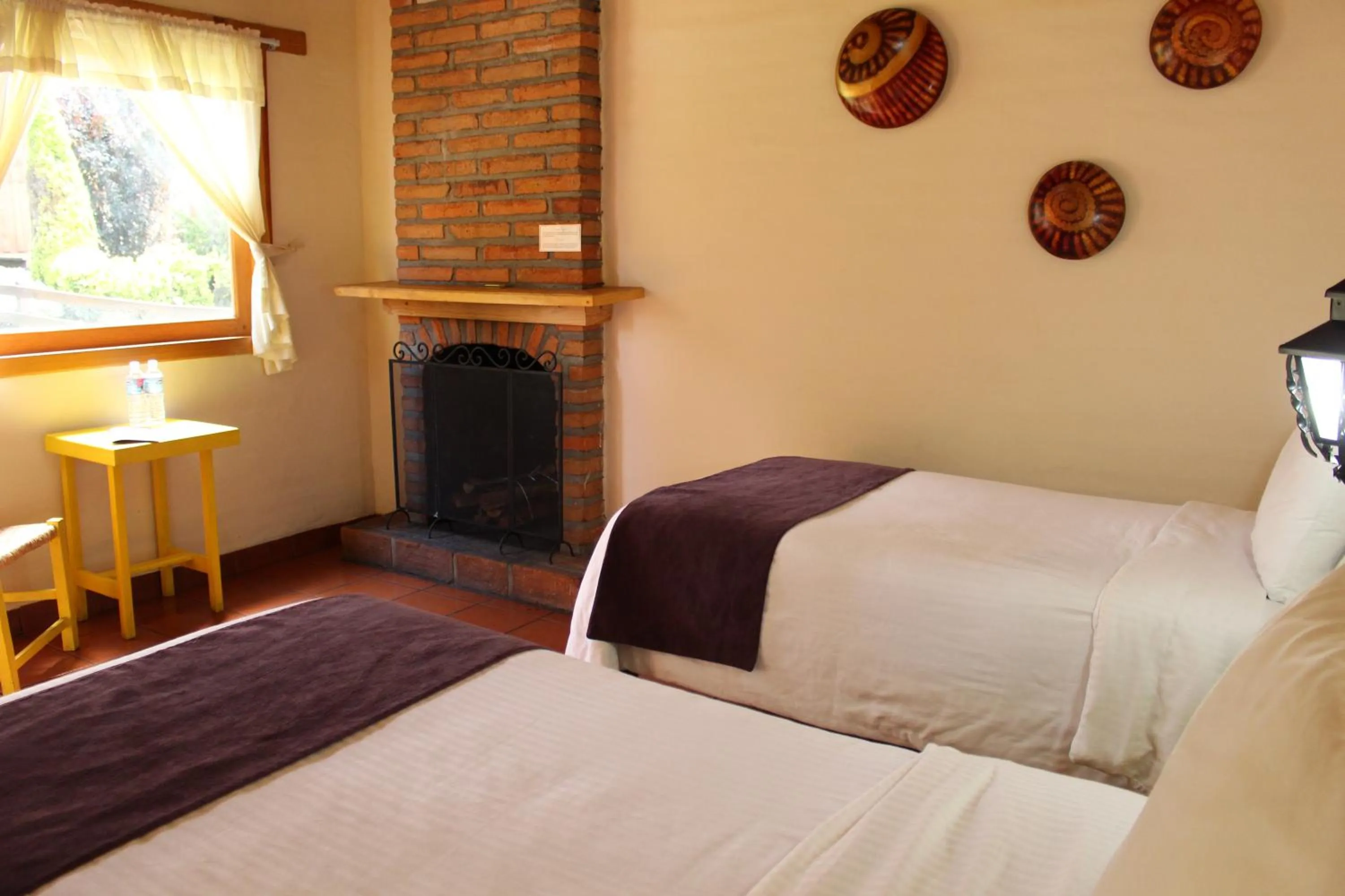 Bed in Cabañas Sierra Mazamitla