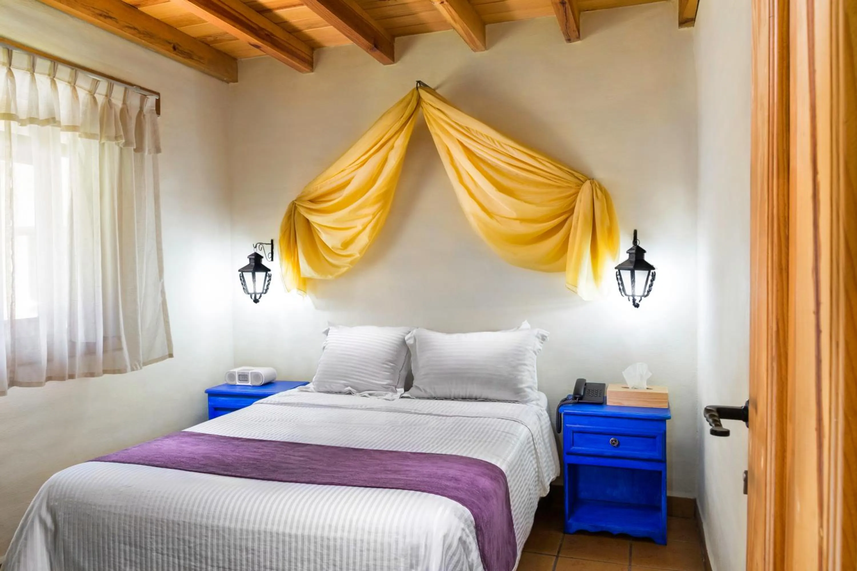 Bed in Cabañas Sierra Mazamitla