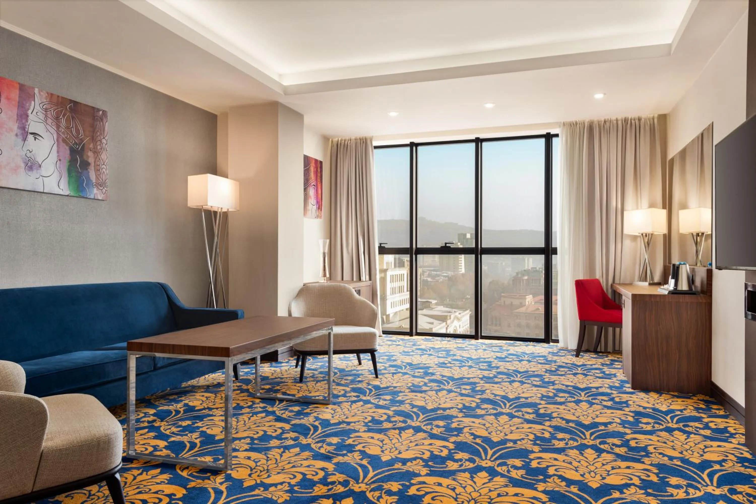 Living room in Ramada Hotel & Suites by Wyndham Yerevan