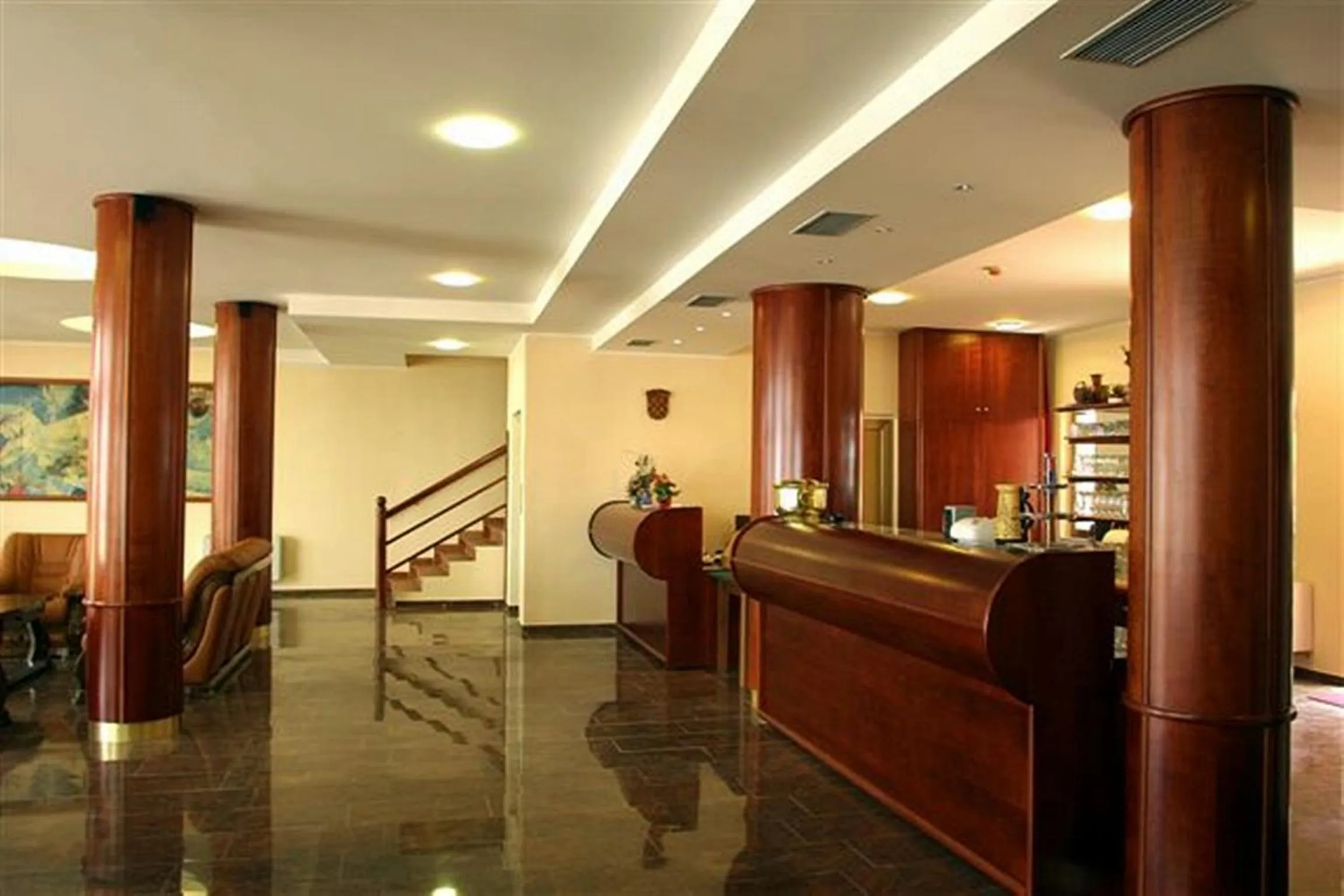 Lobby or reception in Hotel Miramare