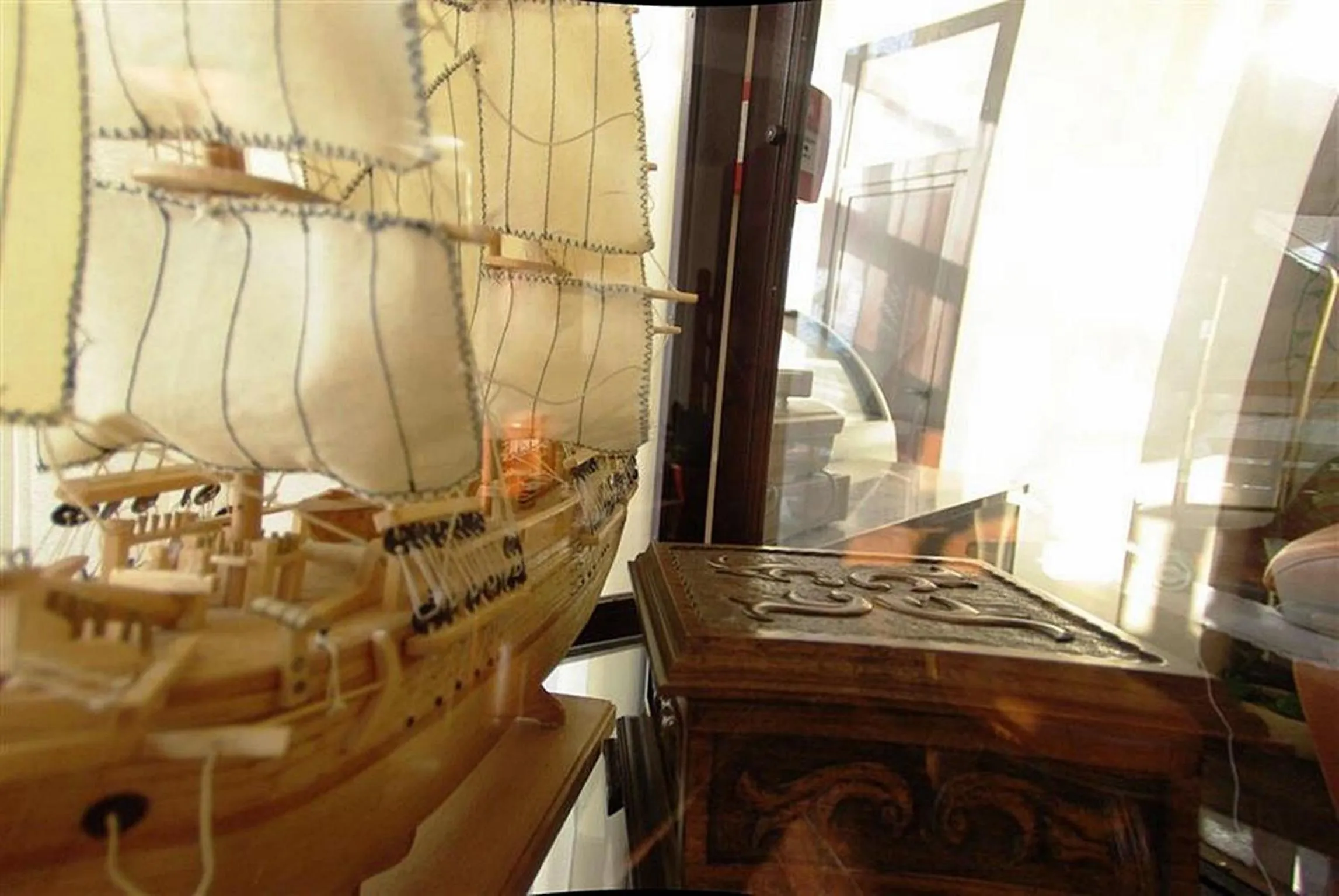 Decorative detail in Hotel Miramare