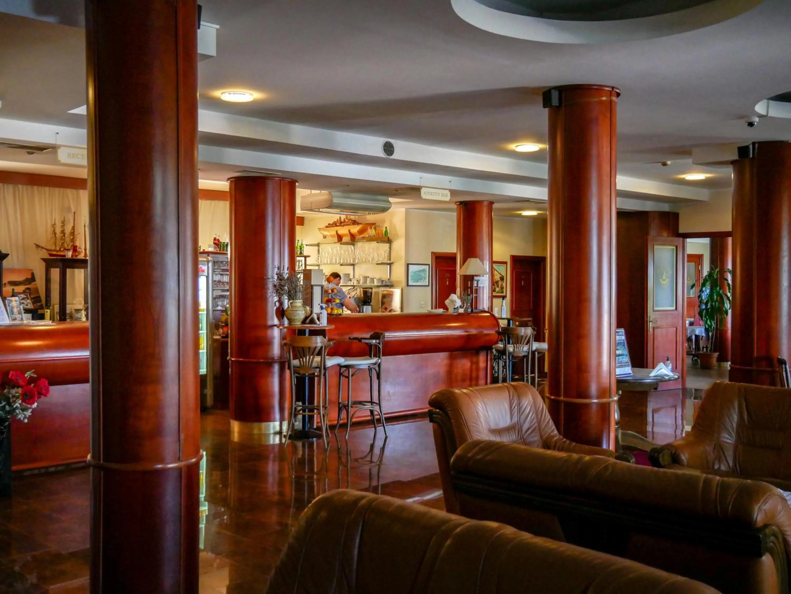 Lobby or reception in Hotel Miramare