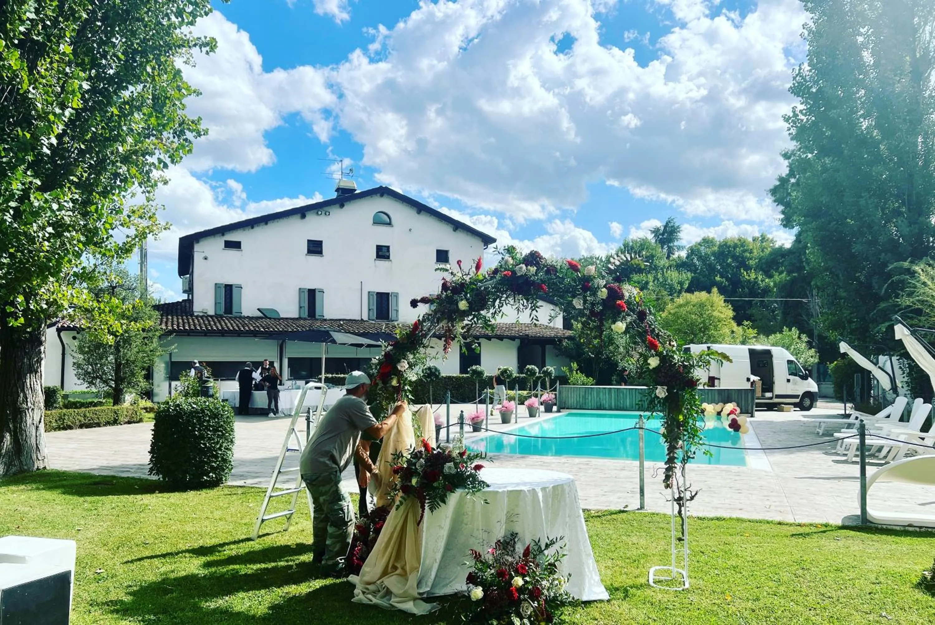Garden in taverna napoleone