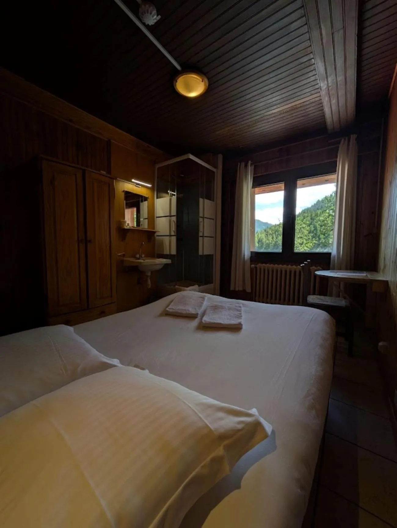 Bed in Auberge de Pra-Loup
