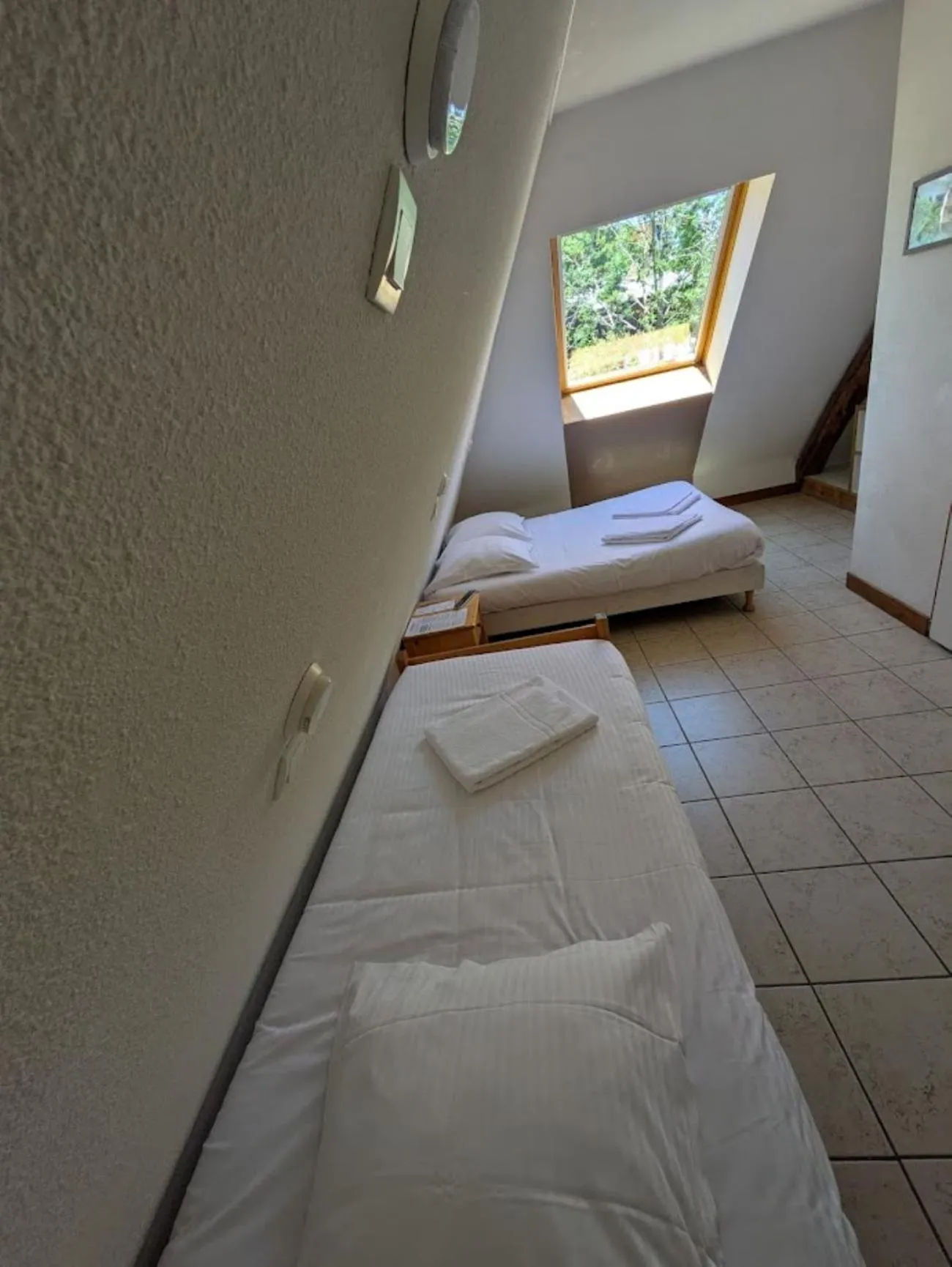 Bed in Auberge de Pra-Loup