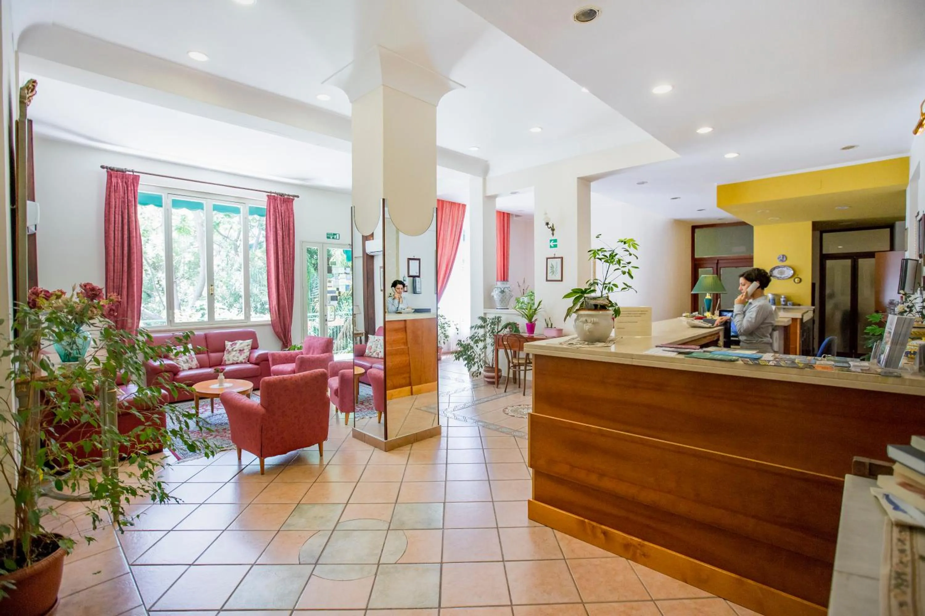 Lobby or reception in Hotel Mediterraneo